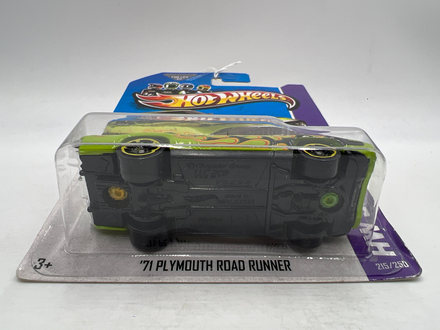 2013 Hot Wheels Kmart Exclusive #215 71 Plymouth Road Runner Light Green 240E
