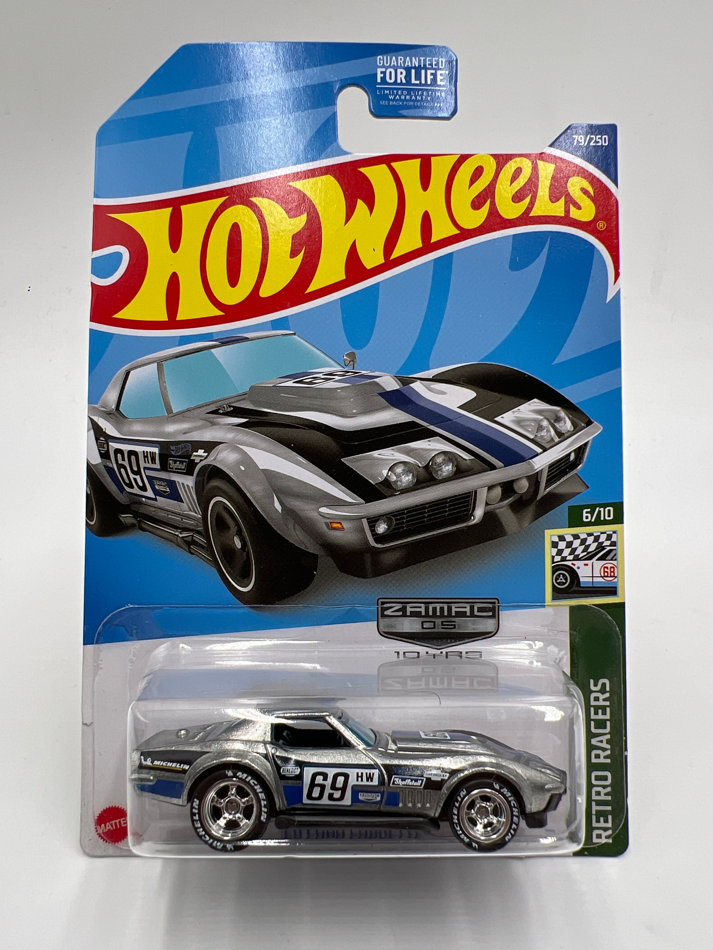 Hot Wheels 69 Copo Corvette Walmart Exclusive Zamac Wheel Swap