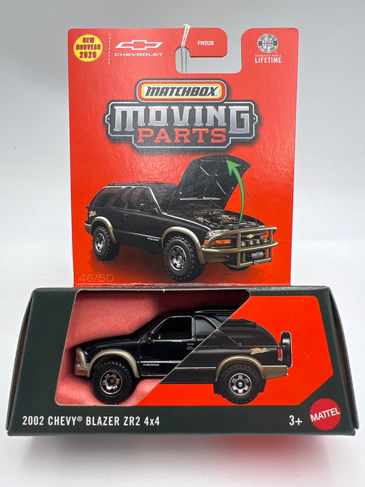 2026 Matchbox Moving Parts #46 2002 Chevy Blazer ZR2 4x4 Black