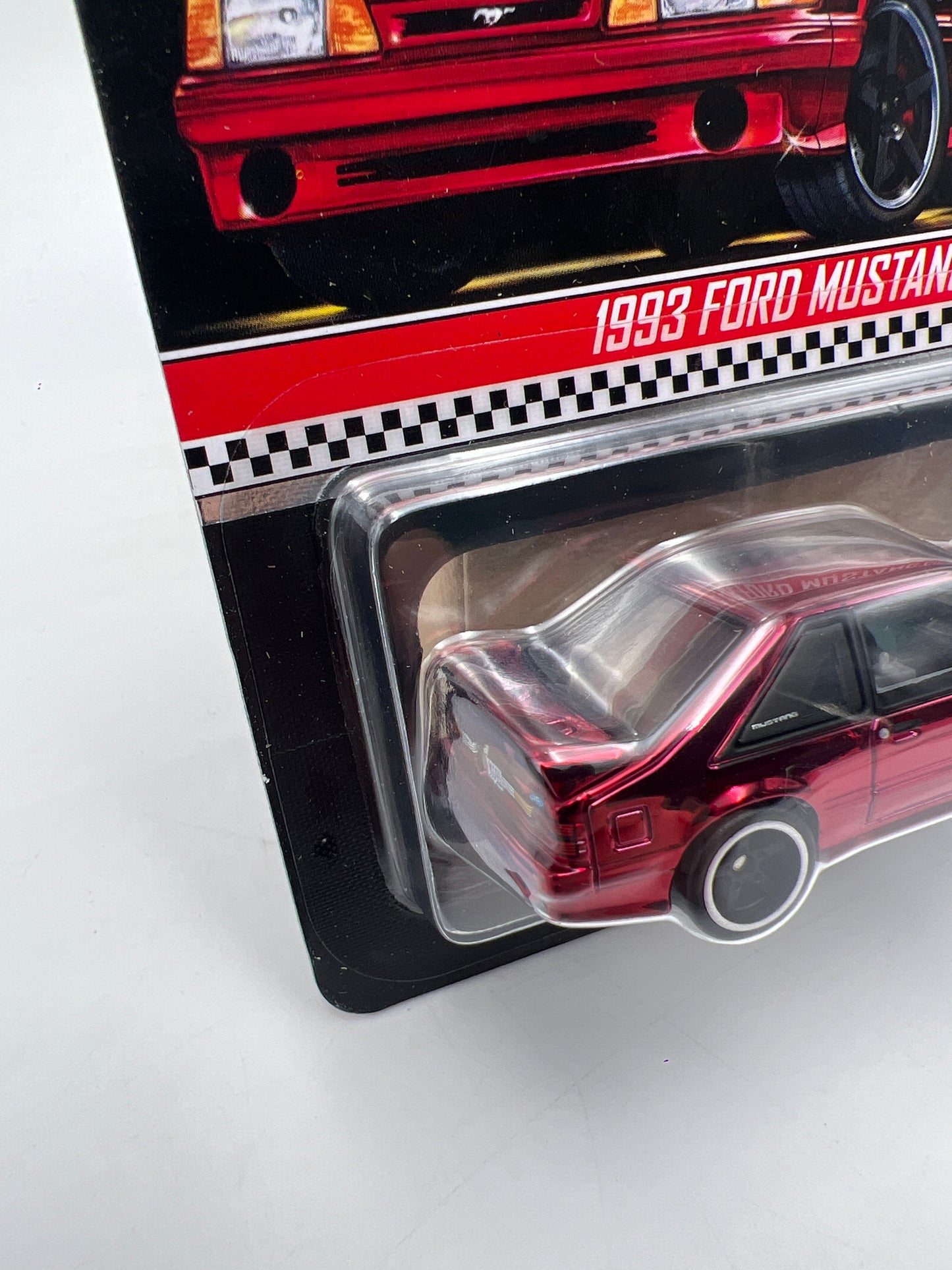 2021 Hot Wheels RLC 1993 Ford Mustang Cobra R Red W/Protector