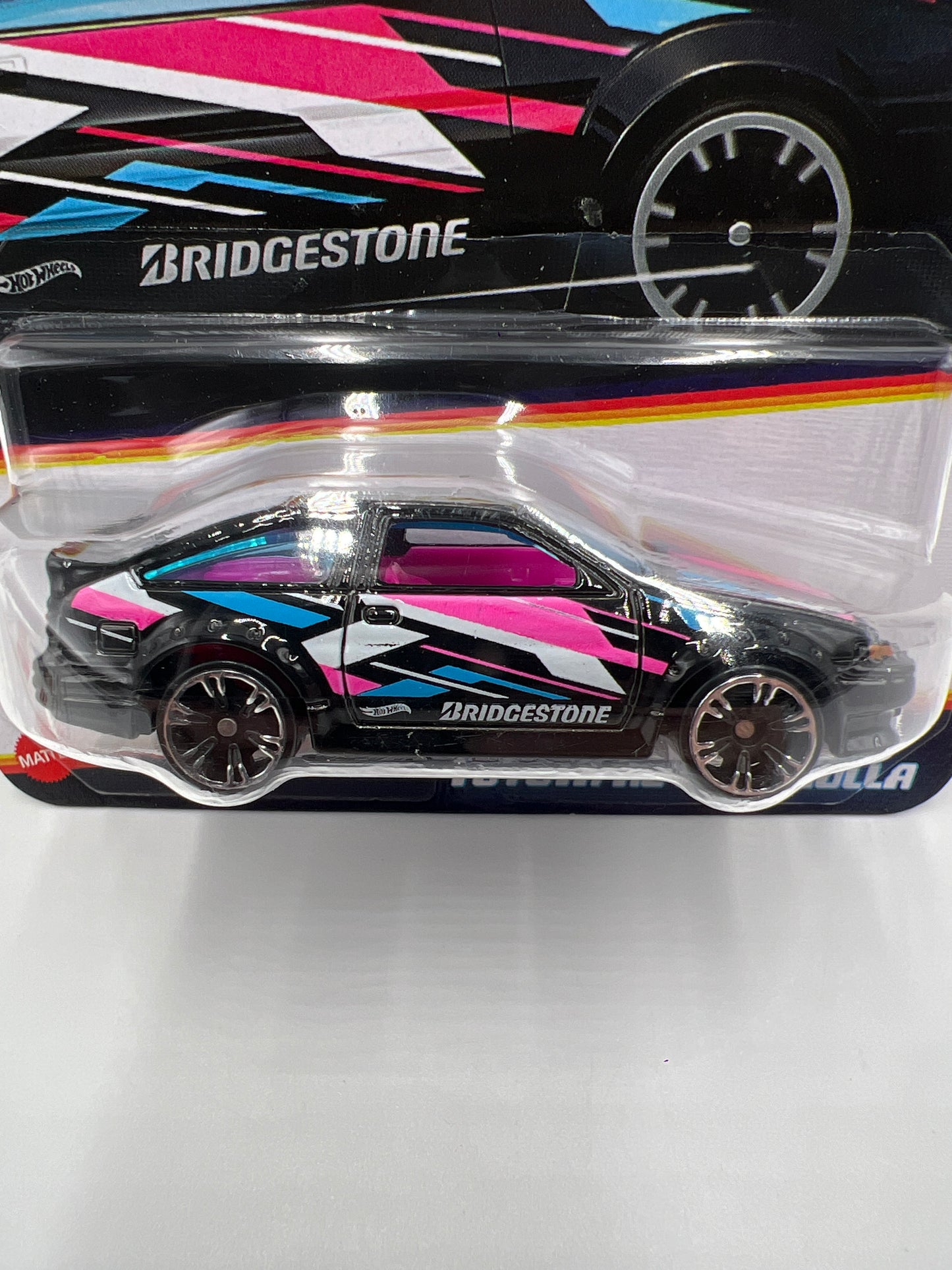2025 Hot Wheels Neon Speeders #4 Toyota AE-86 Corolla Black 159F