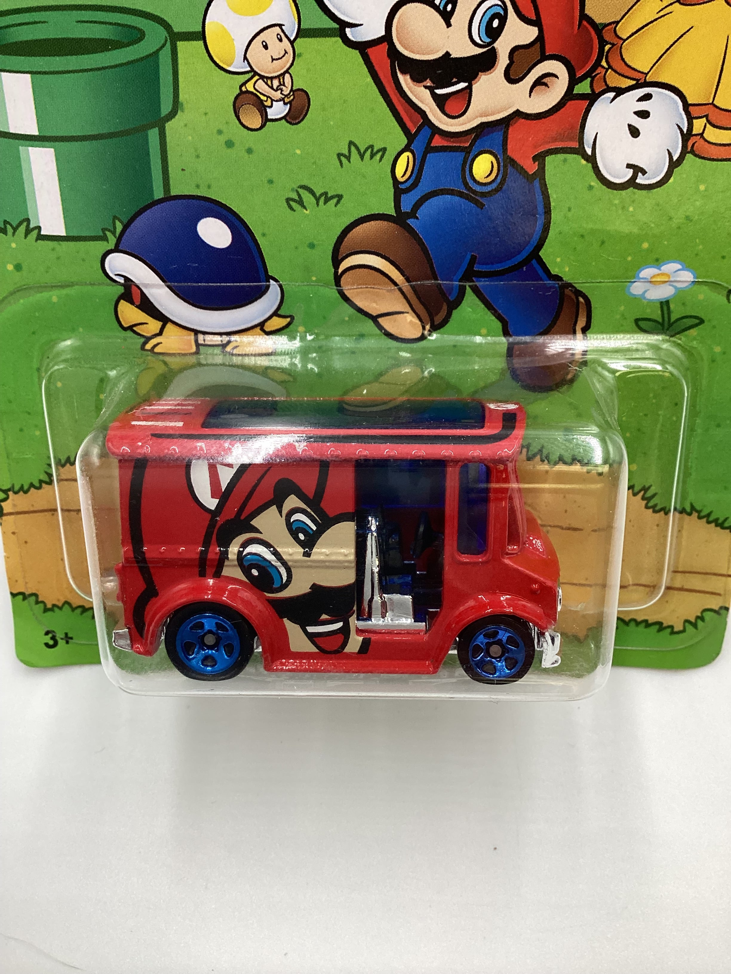 2016 Hot Wheels Super Mario #6 Bread Box Red Mario 157A