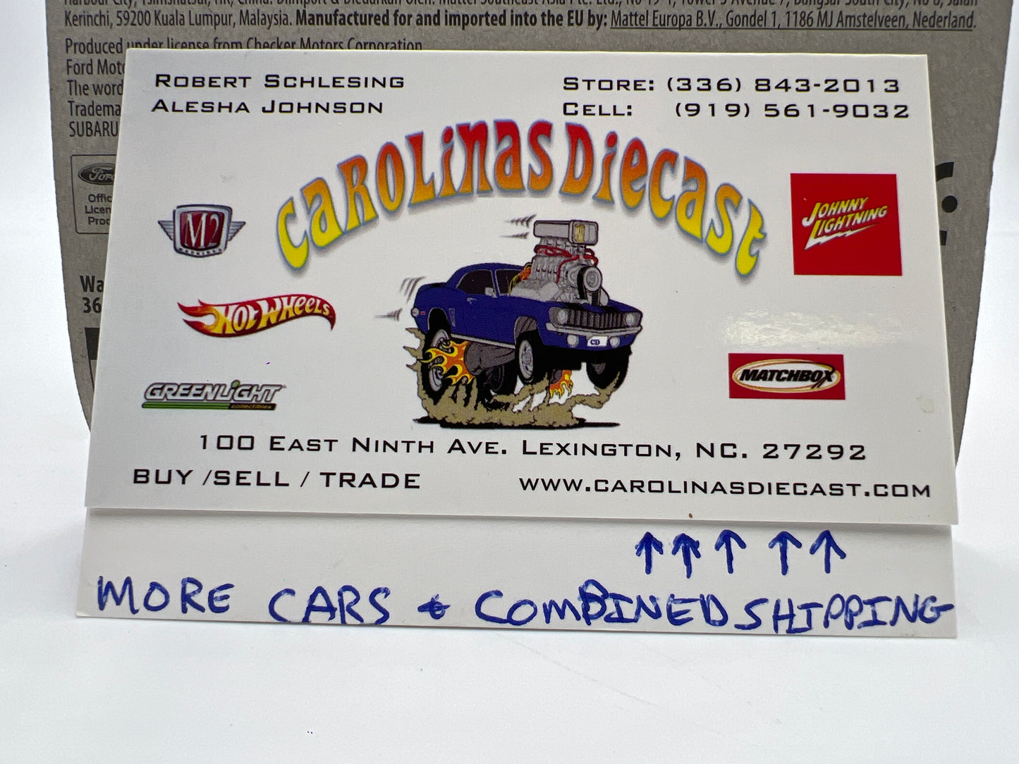 Matchbox MBX 2014 Collection Subaru Impreza WRX Police Blue Bad Card 208B