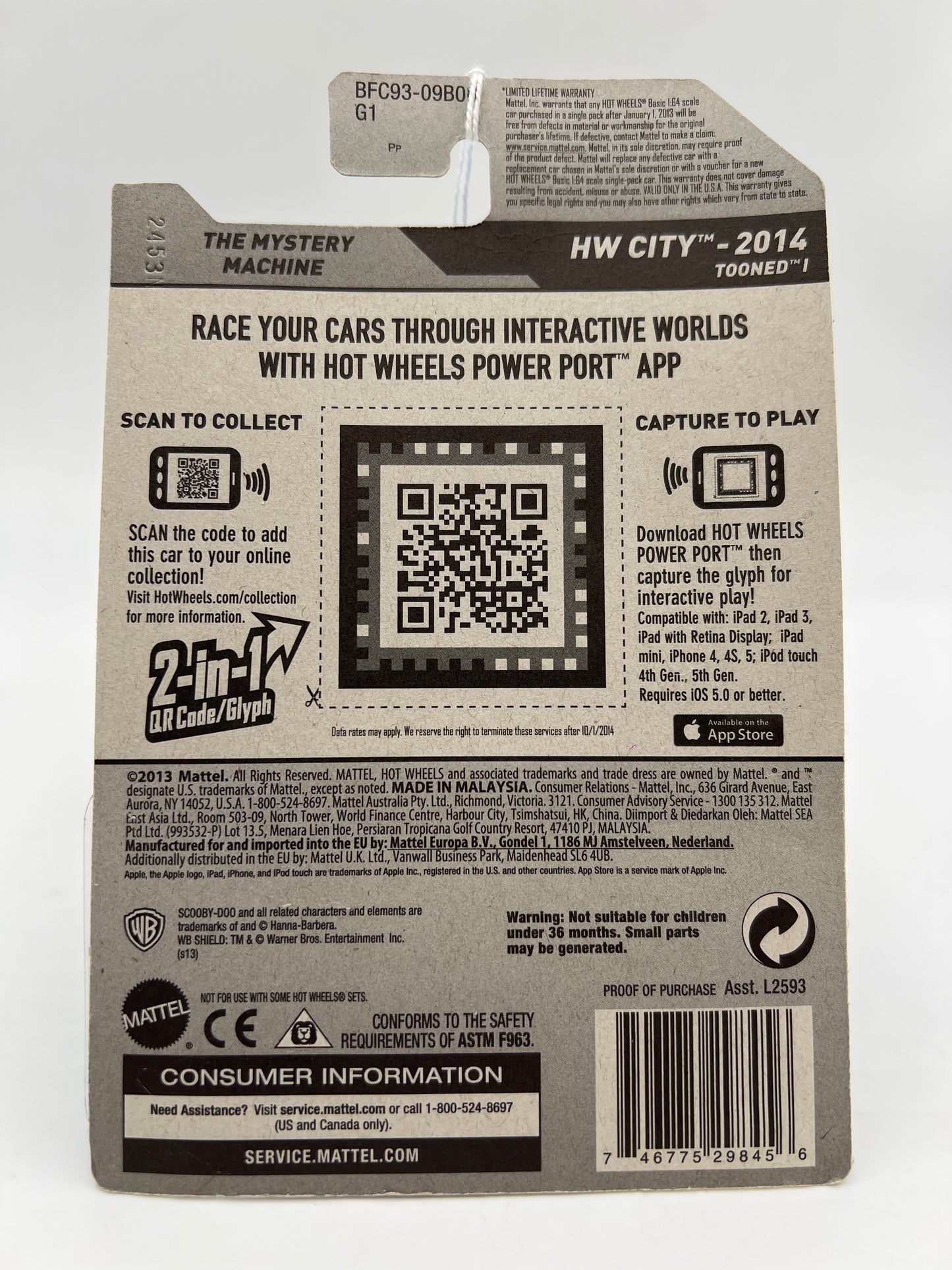 2014 Hot Wheels City #84 The Mystery Machine