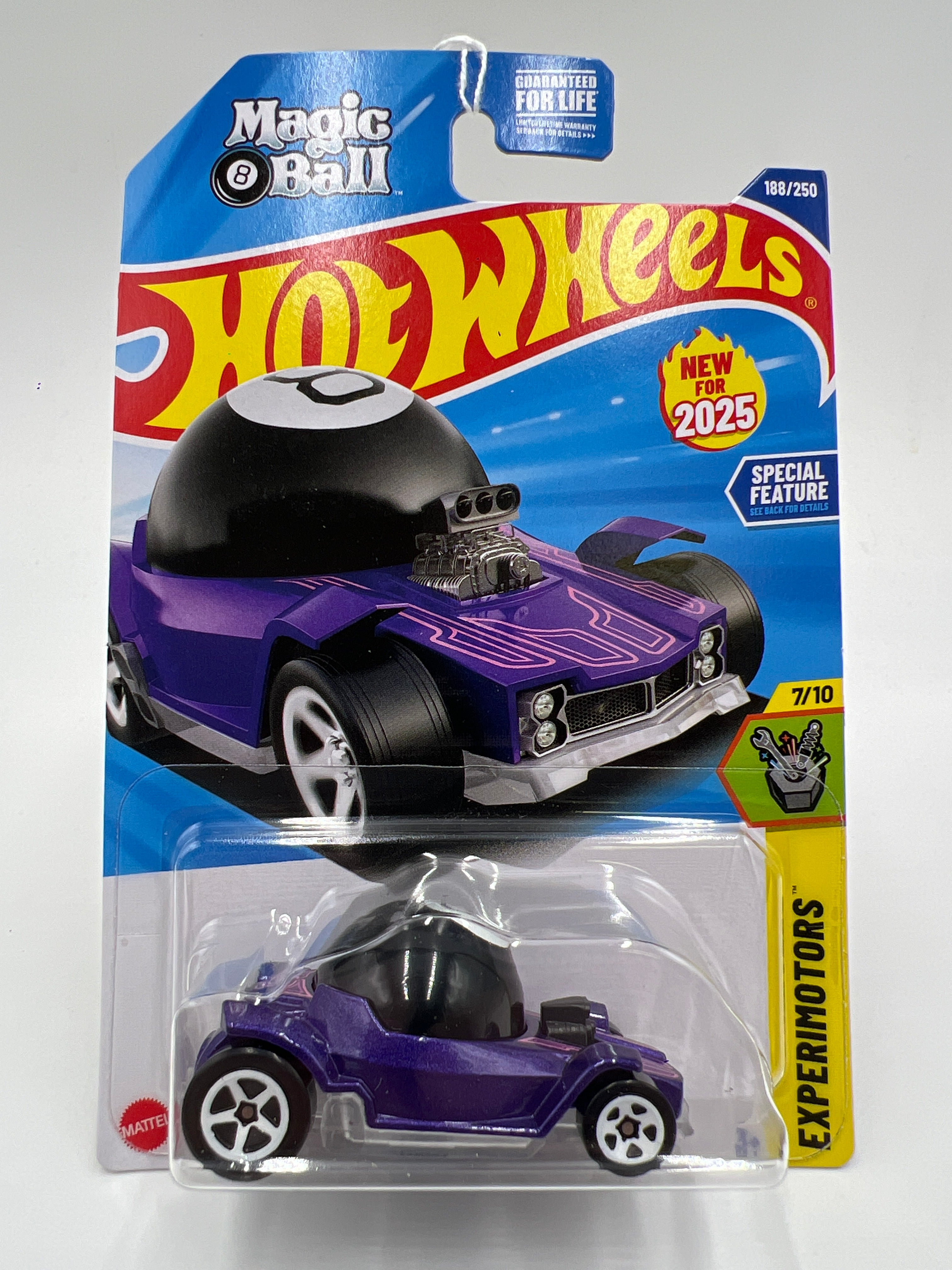 2025 Hot Wheels H Case Experimotors #188 Magic 8 Ball Decidedly Go