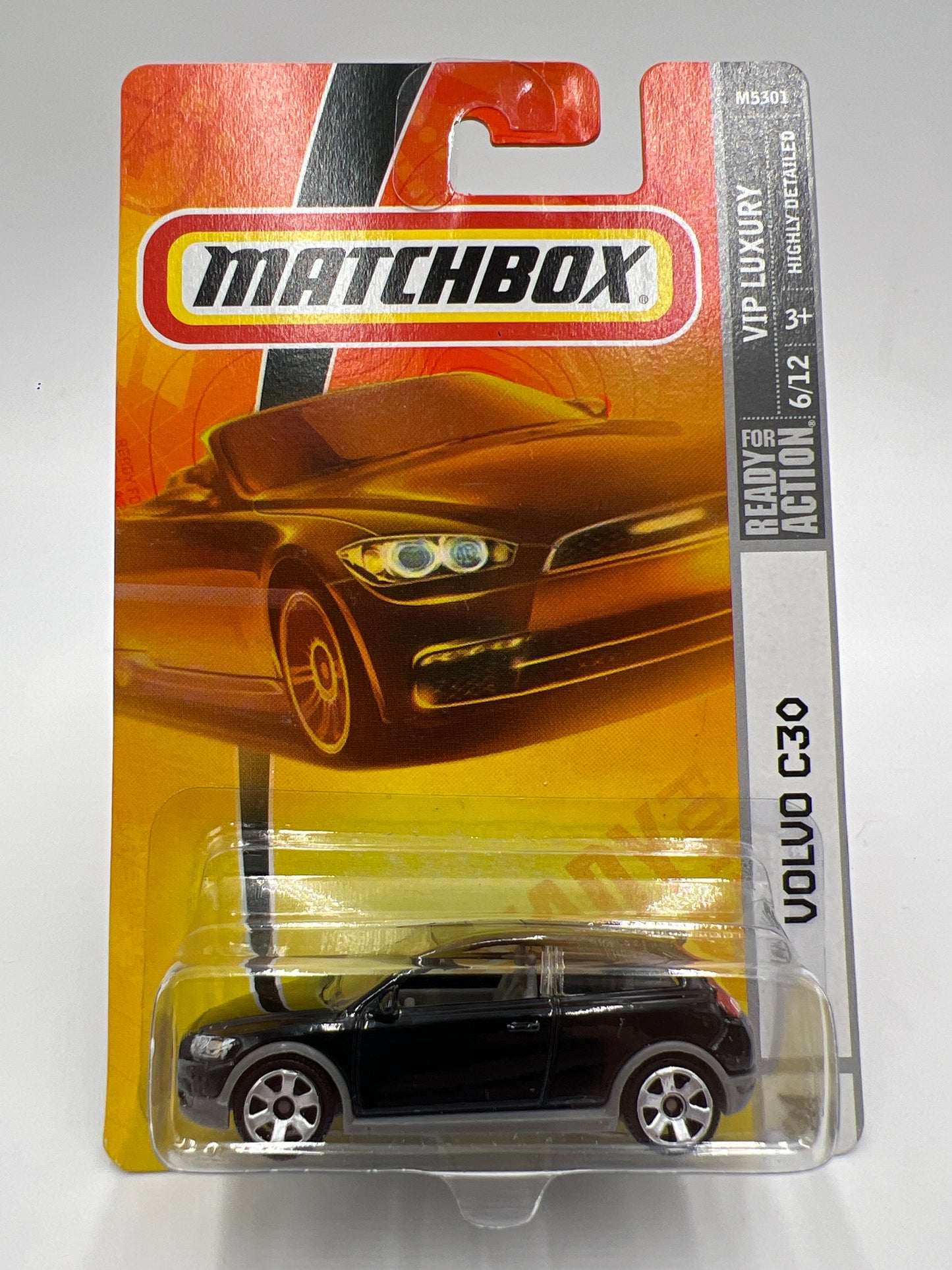 Matchbox VIP Luxury #38 Volvo C30 Black W/Protector