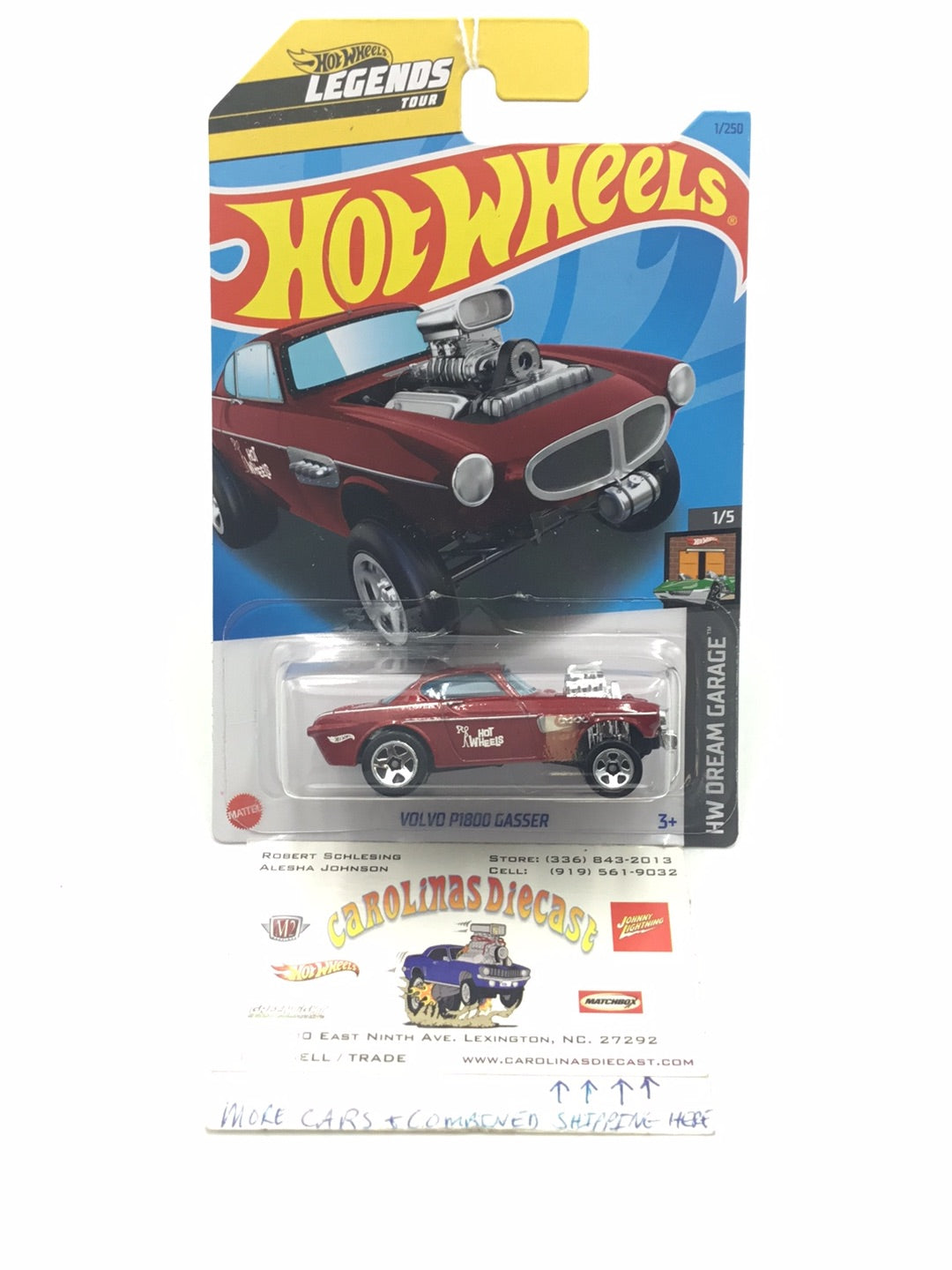 2023 hot wheels M case #1 Volvo P1800 Gasser 92i