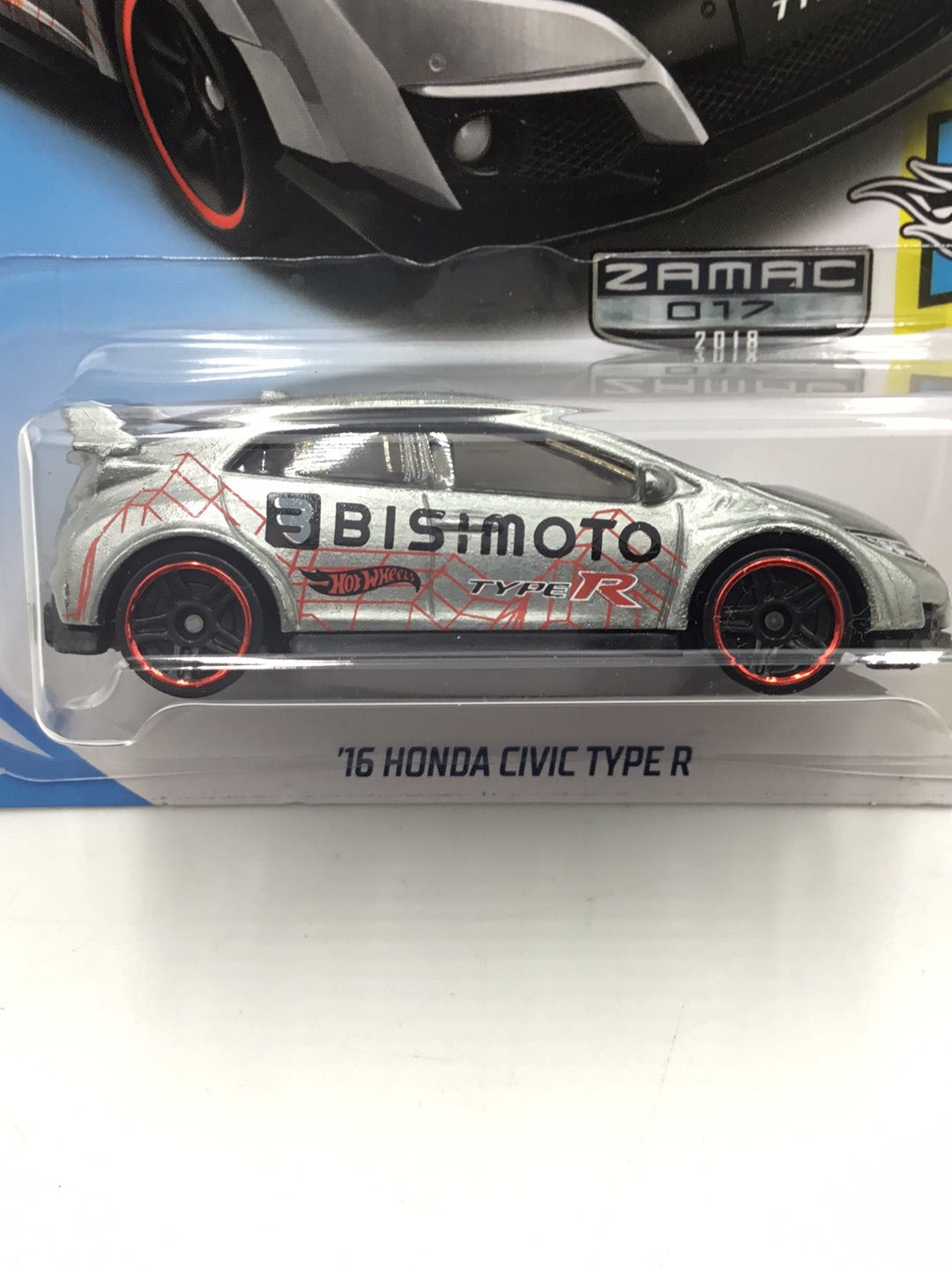 2018 Hot wheels Zamac #17 16 Honda Civic Type R Factory Sealed sticker