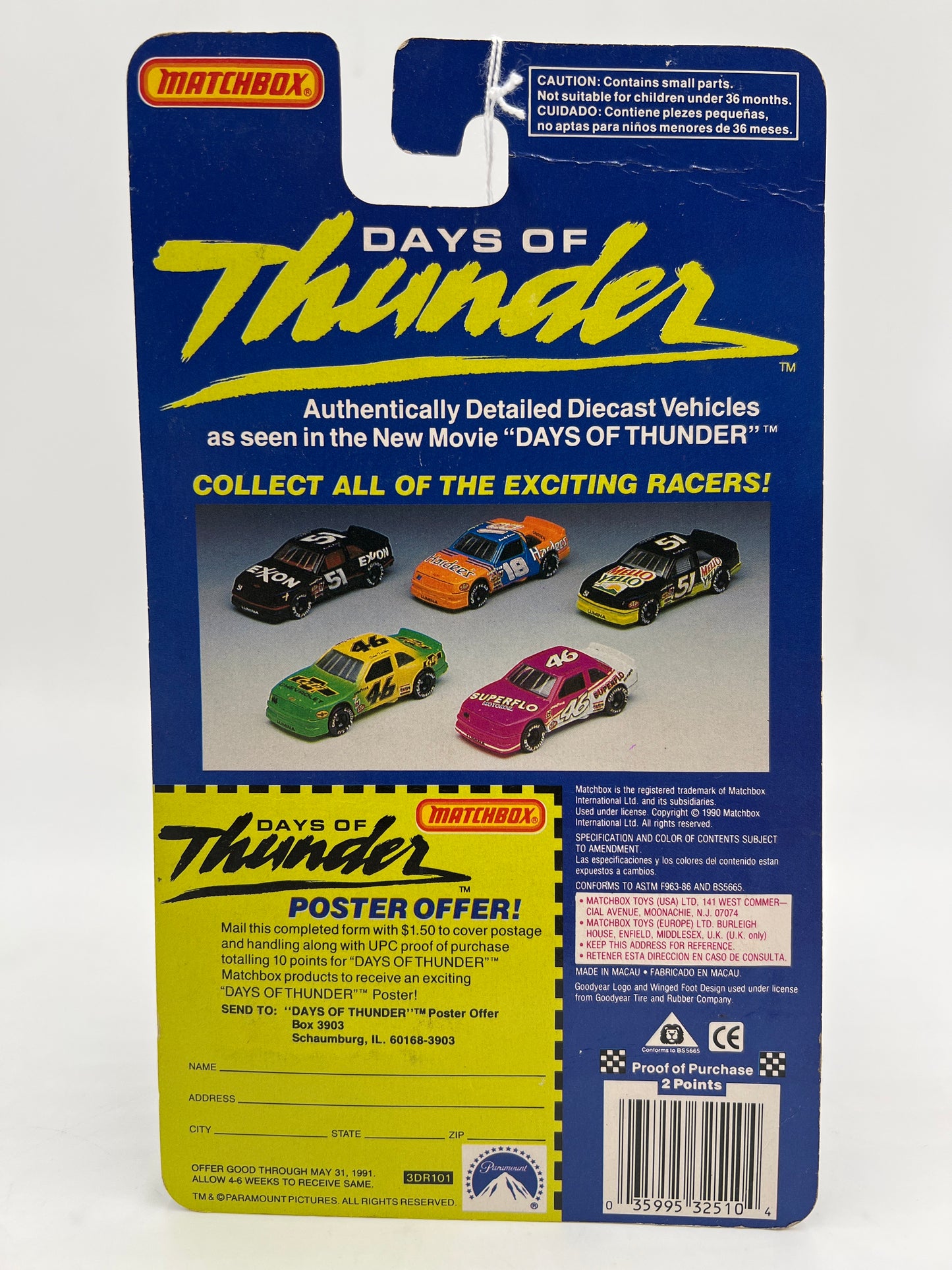 Matchbox Days Of Thunder Team Transports & Race Car Superflo Racing Lot Of 2