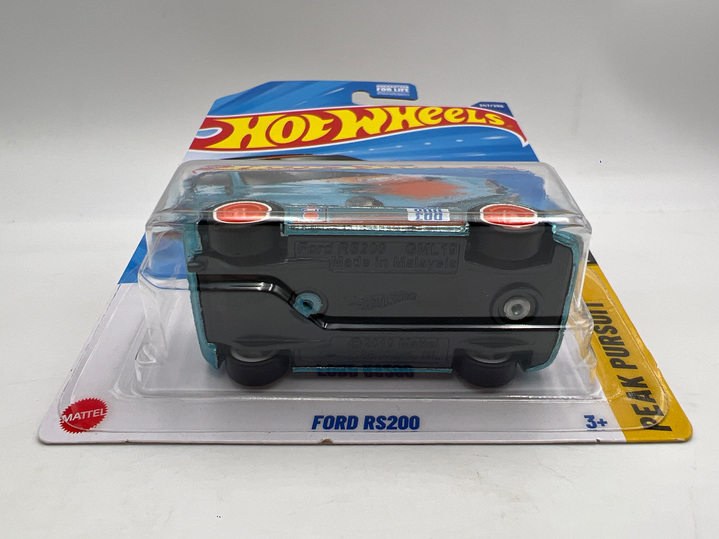 2025 Hot Wheels Super Treasure Hunt #247 Ford RS200 Gulf Blue W/Protector