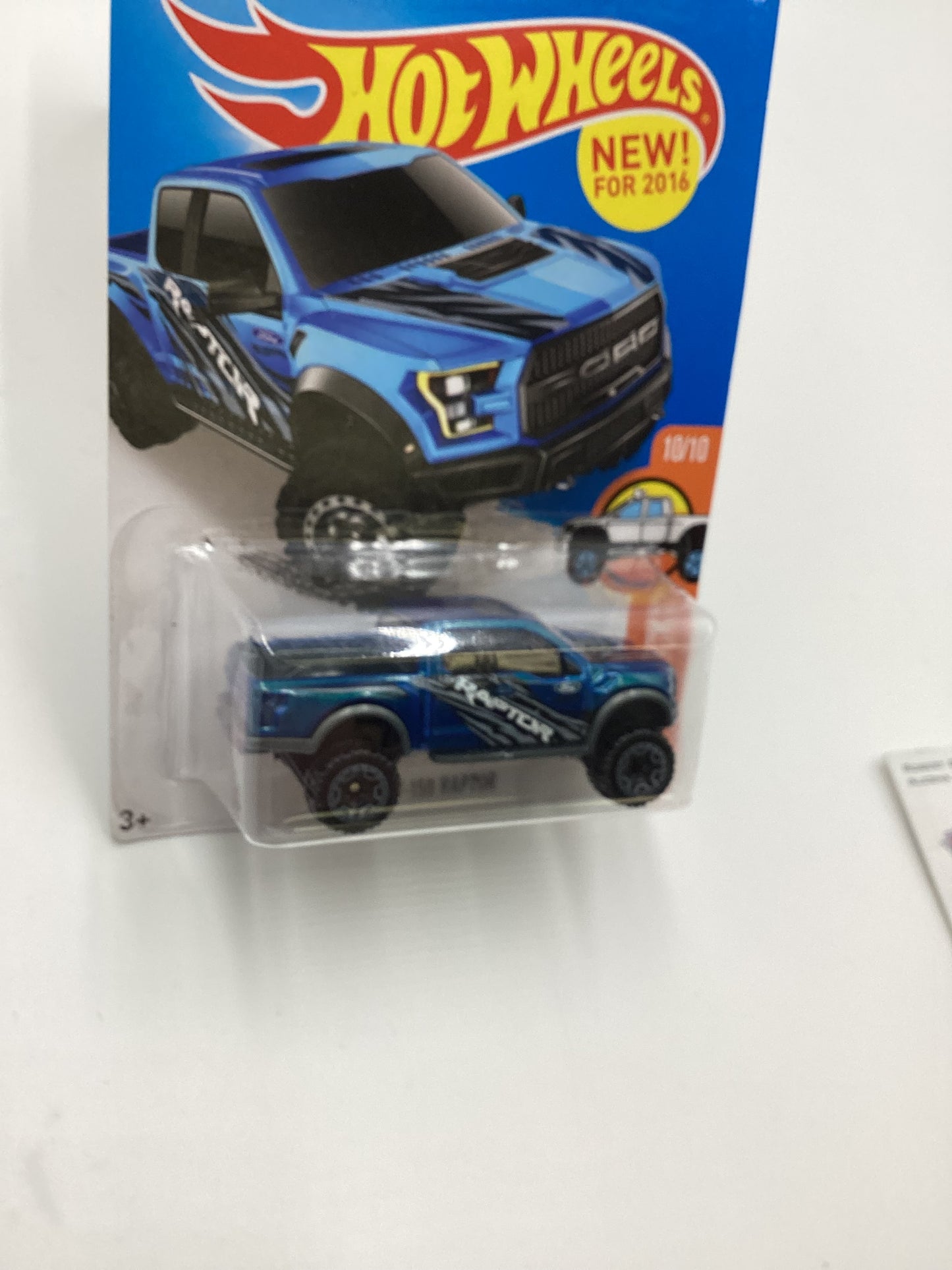 2016 Hot Wheels #150 17 Ford F-150 Raptor Blue 31A