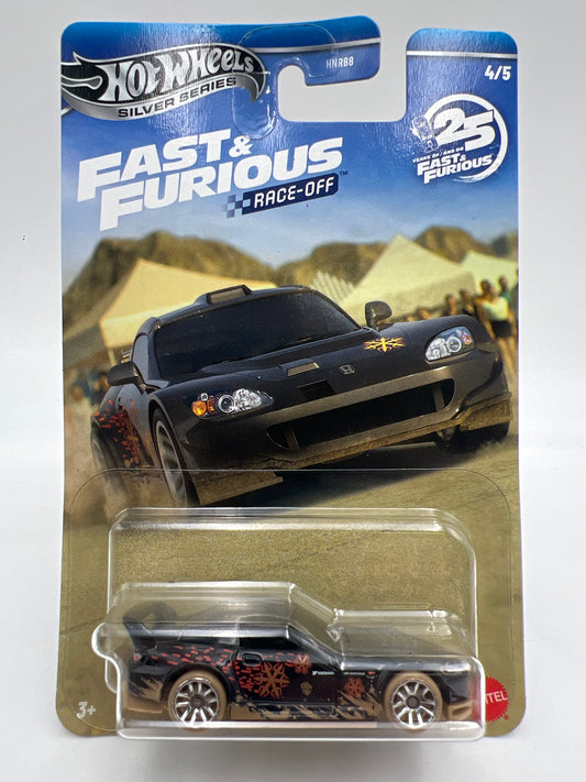 2026 Hot Wheels Silver Series Fast & Furious Race Off #4 Honda S2000 Black