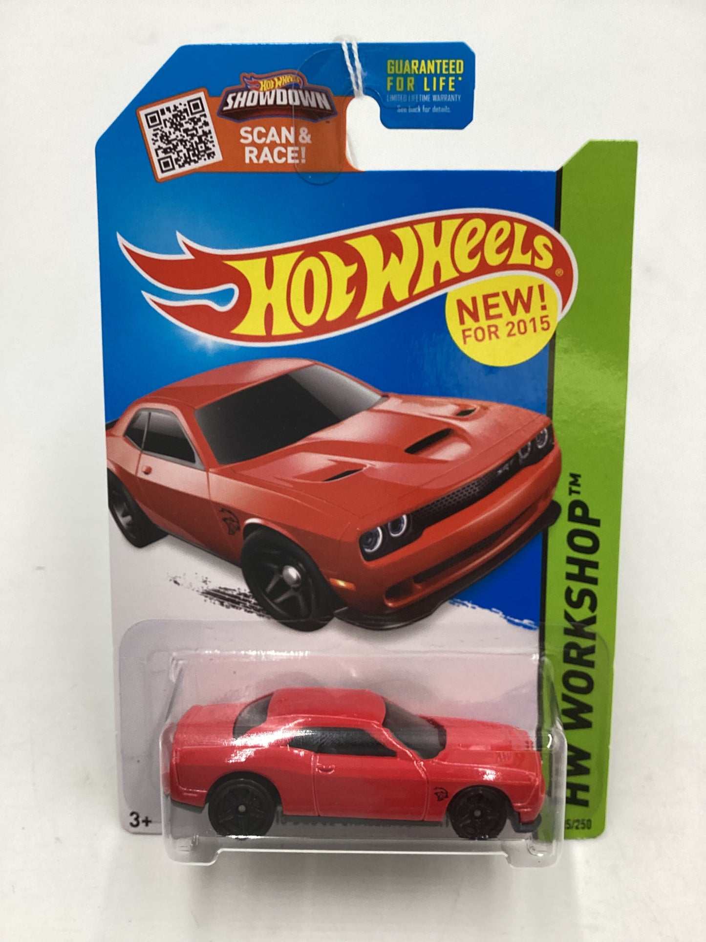 2015 Hot Wheels Workshop #235 15 Dodge Challenger SRT Hellcat Red 56B