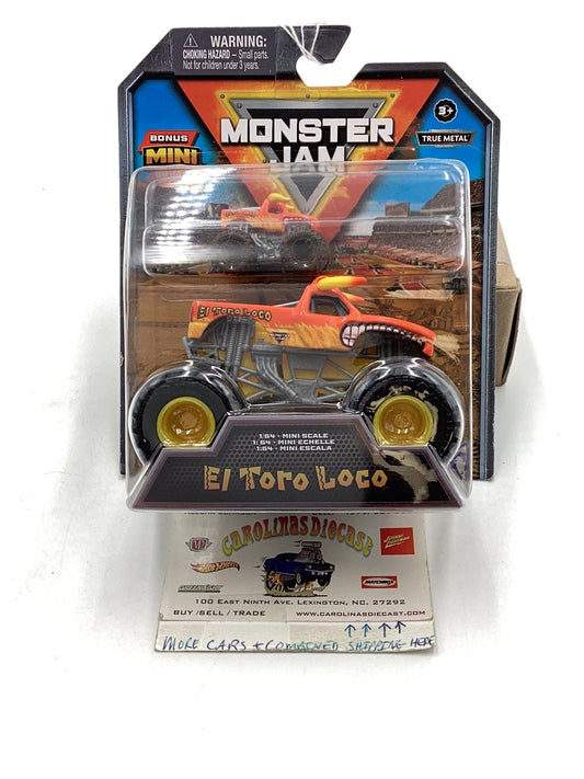 2024 monster jam El Toro Loco with mini El Toro Loco regalo 134C