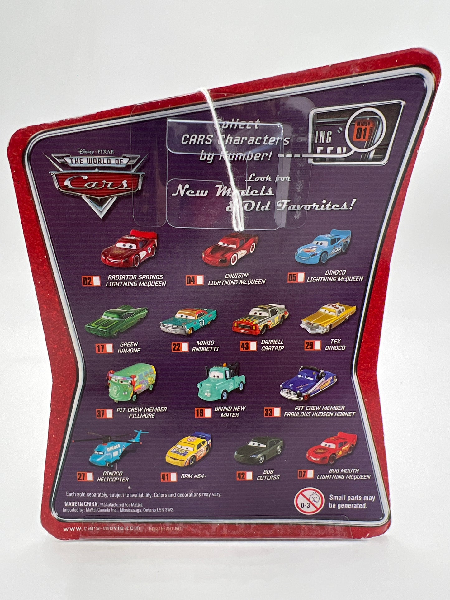 Disney Pixar The World Of Cars #33 Pit Crew Member Fabulous Hudson Hornet Blue 140A
