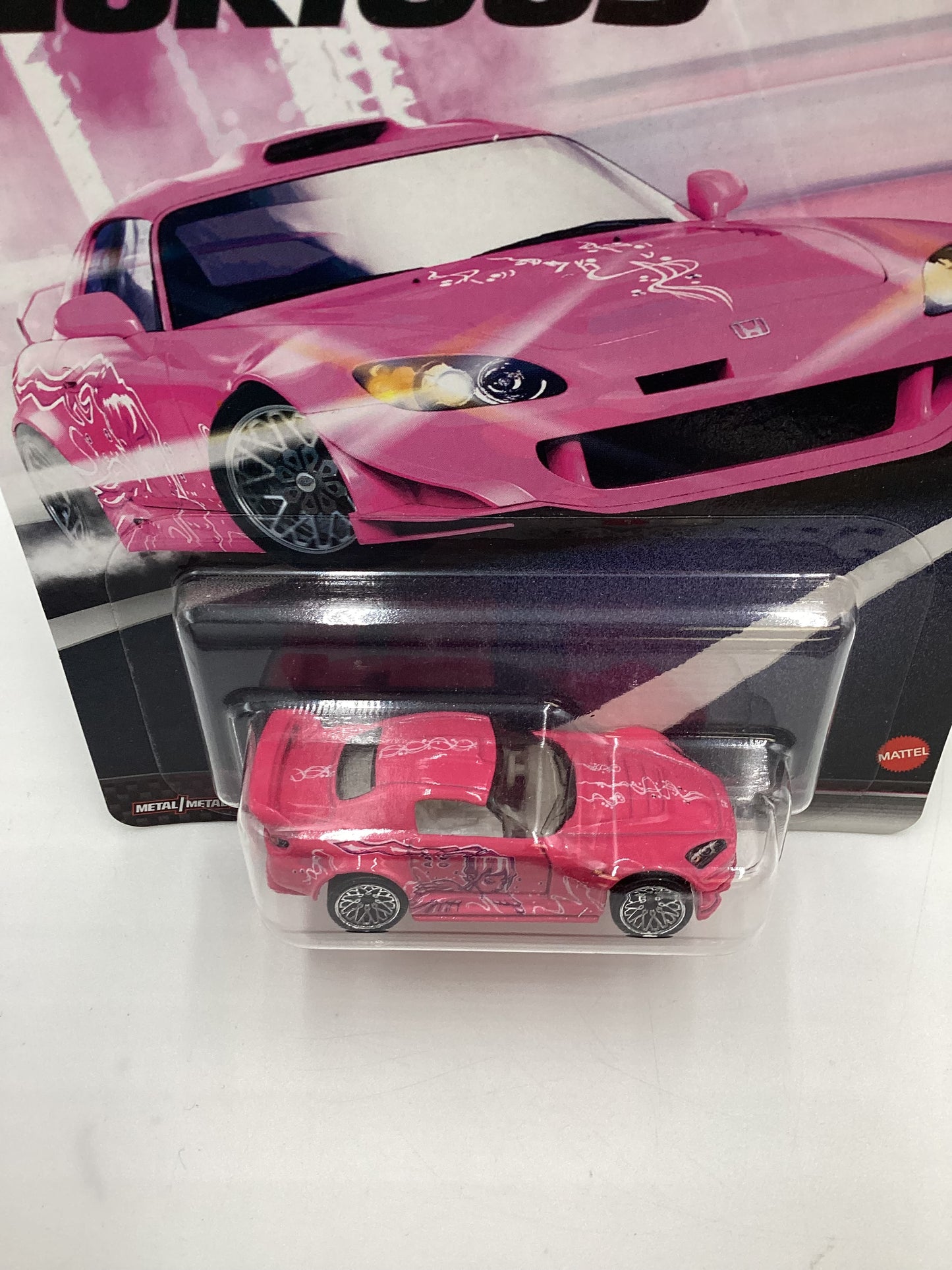 Hot Wheels Premium Fast & Furious Quick Shifters #1 Honda S2000 Pink W/Protector