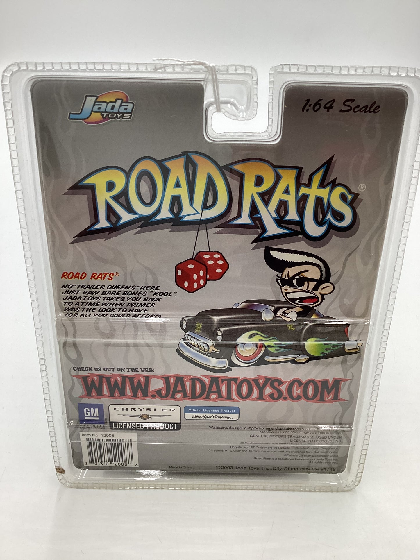 Jada Diecast Road Rats Chrysler PT Cruiser Blue 212G