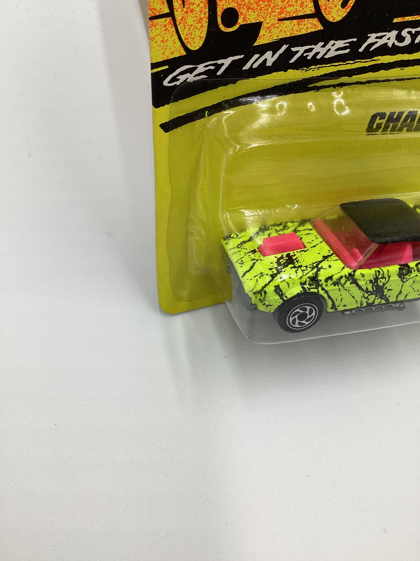 Matchbox Super Fast Get In The Fast Lane #1 Dodge Challenger Neon Yellow 207D