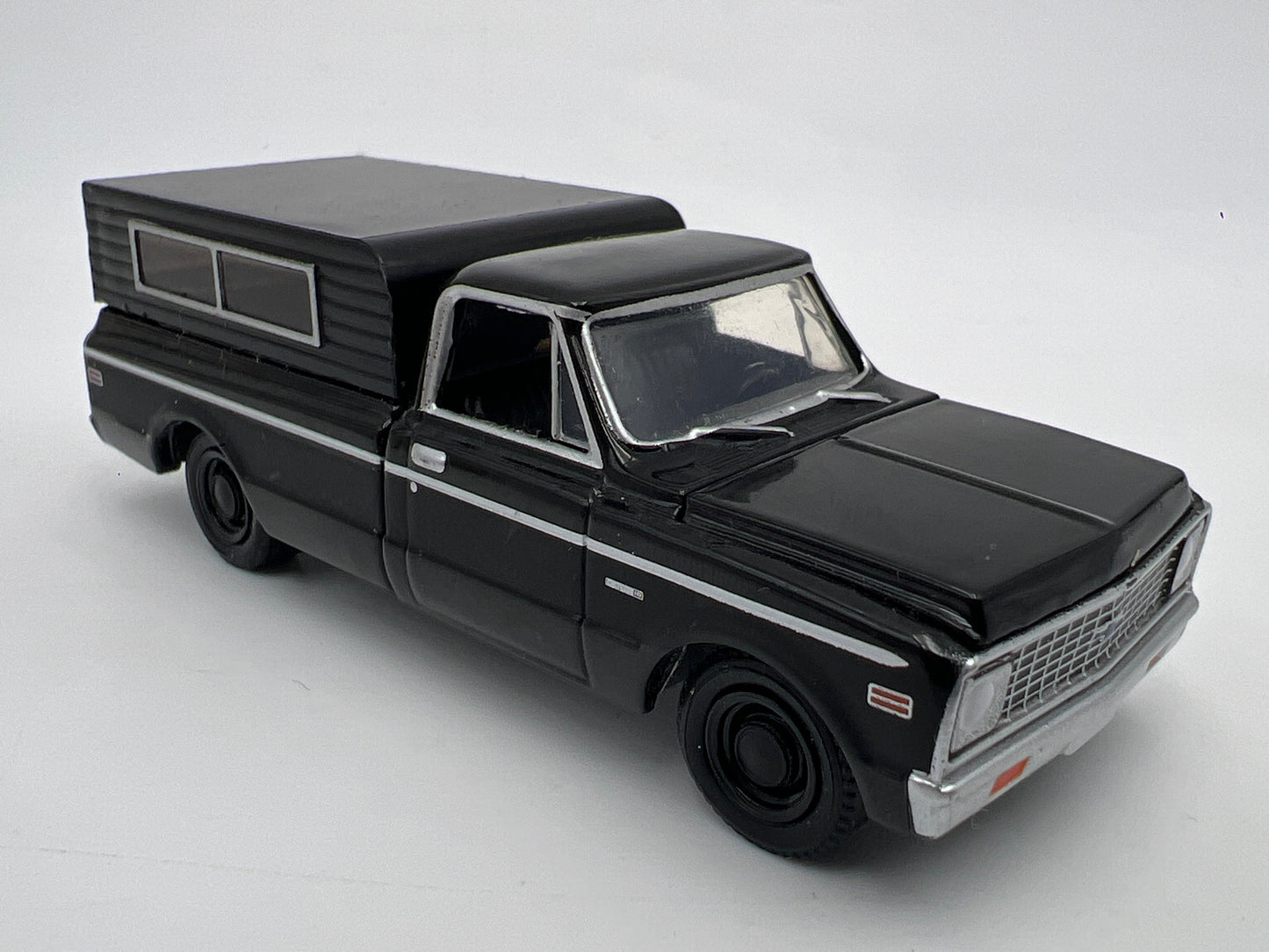 Greenlight Black Bandit Series 13 1972 Chevrolet C-10 Black Loose
