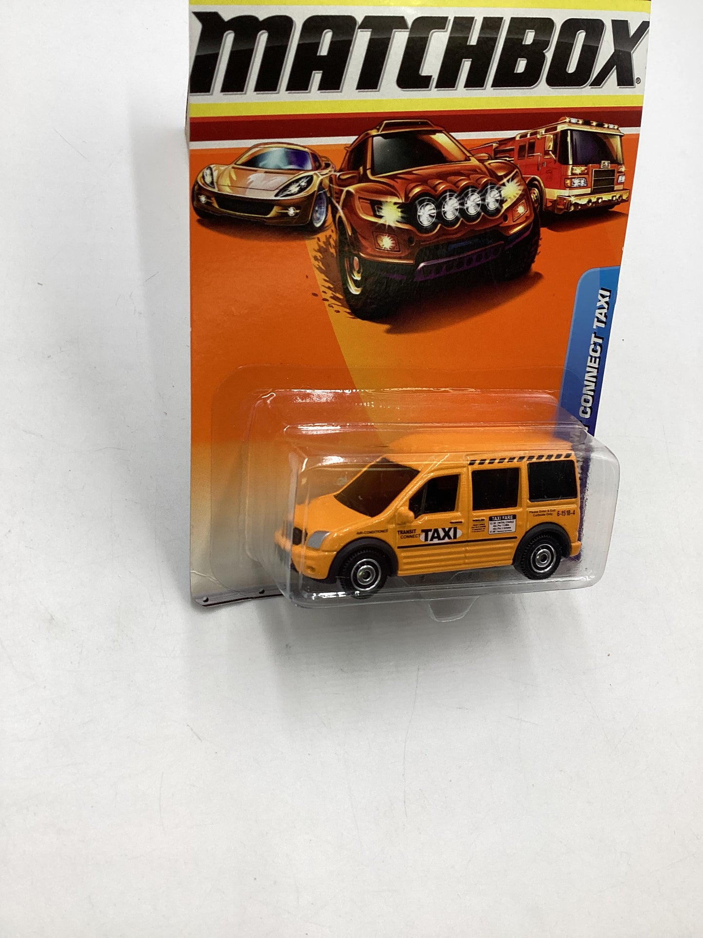 Matchbox #59 2010 City Action Ford Transit Connect Taxi 32G