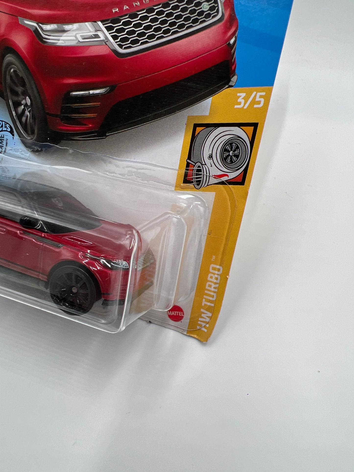 2020 Hot Wheels Turbo #119 Range Rover Velar Red 51C