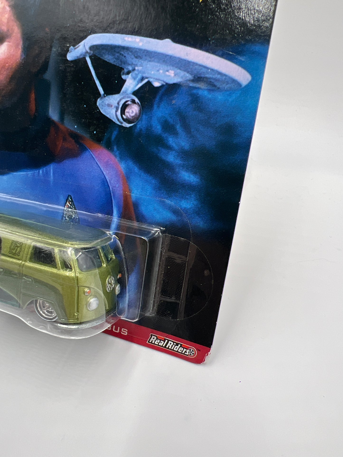 Hot Wheels Premium Star Trek 50th Anniversary Volkswagen T1 Panel Bus Green W/Protector