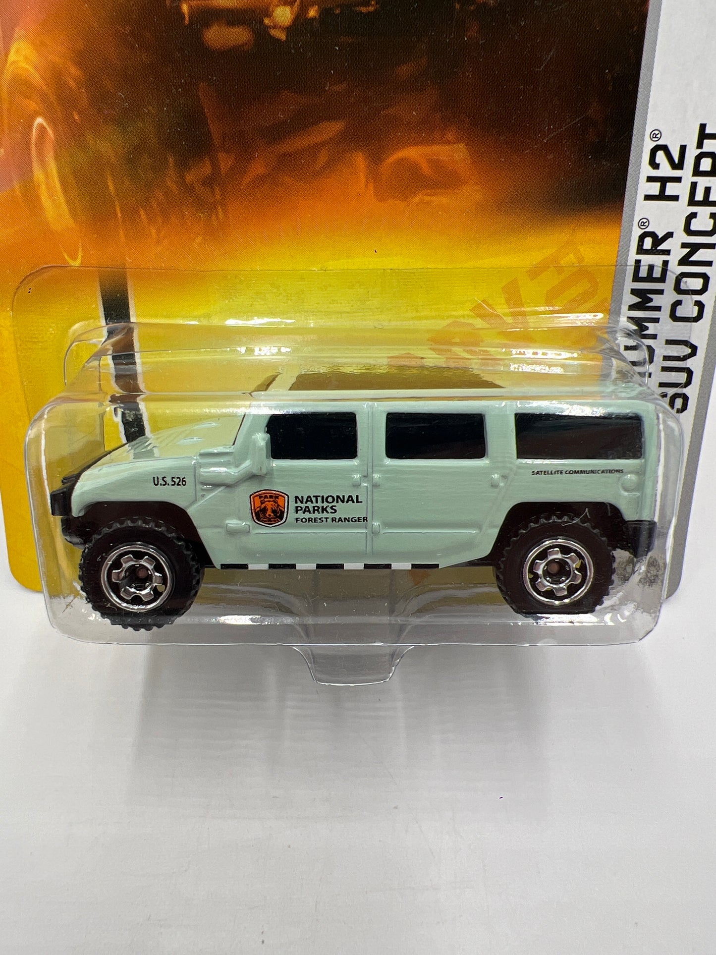Matchbox All Terrain #100 National Parks Hummer H2 SUV Concept W/Protector