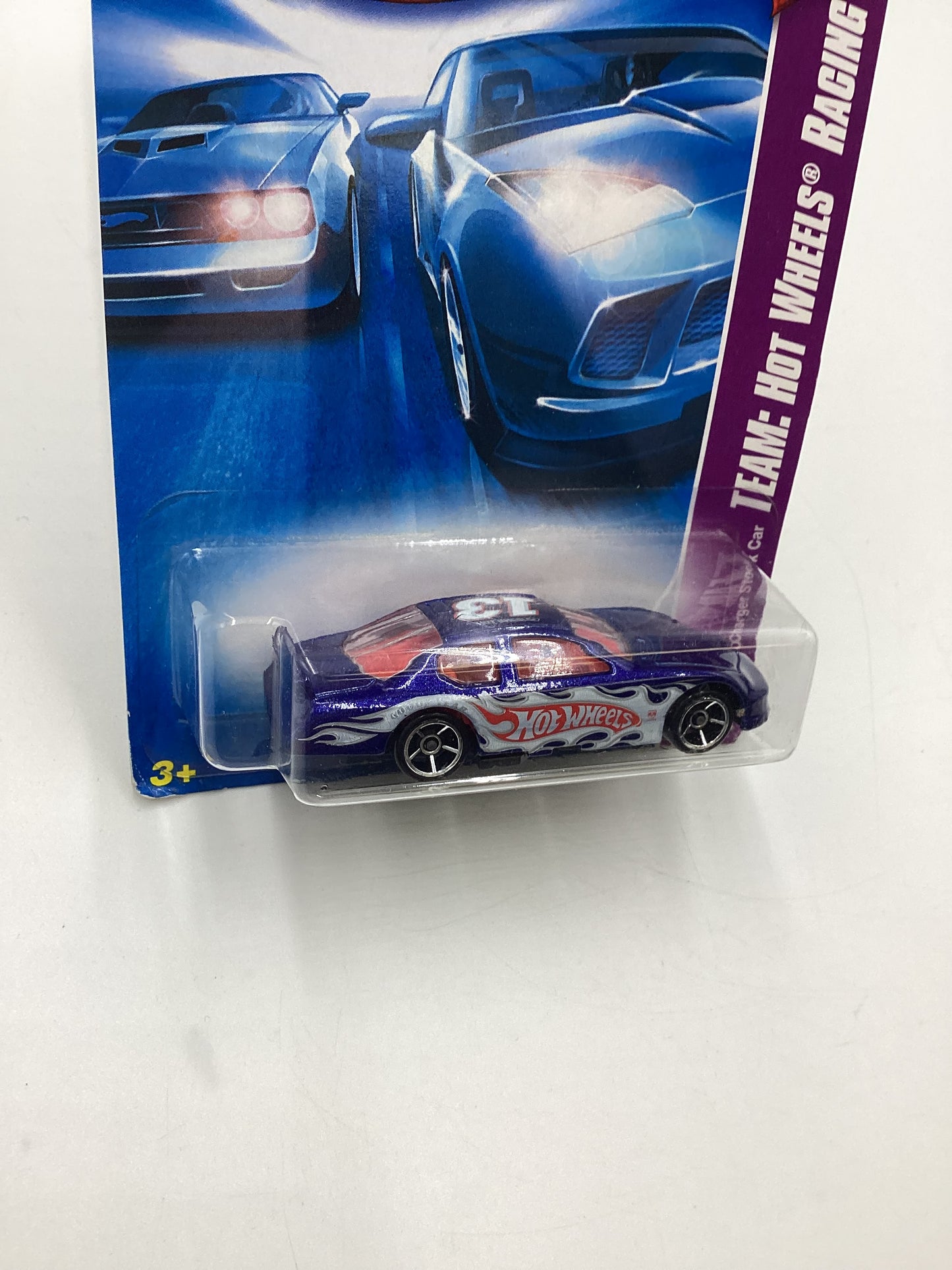 2008 Hot Wheels HW Team: Hot Wheels Racing #146 Dodge Charger Stock Car Blue 45D