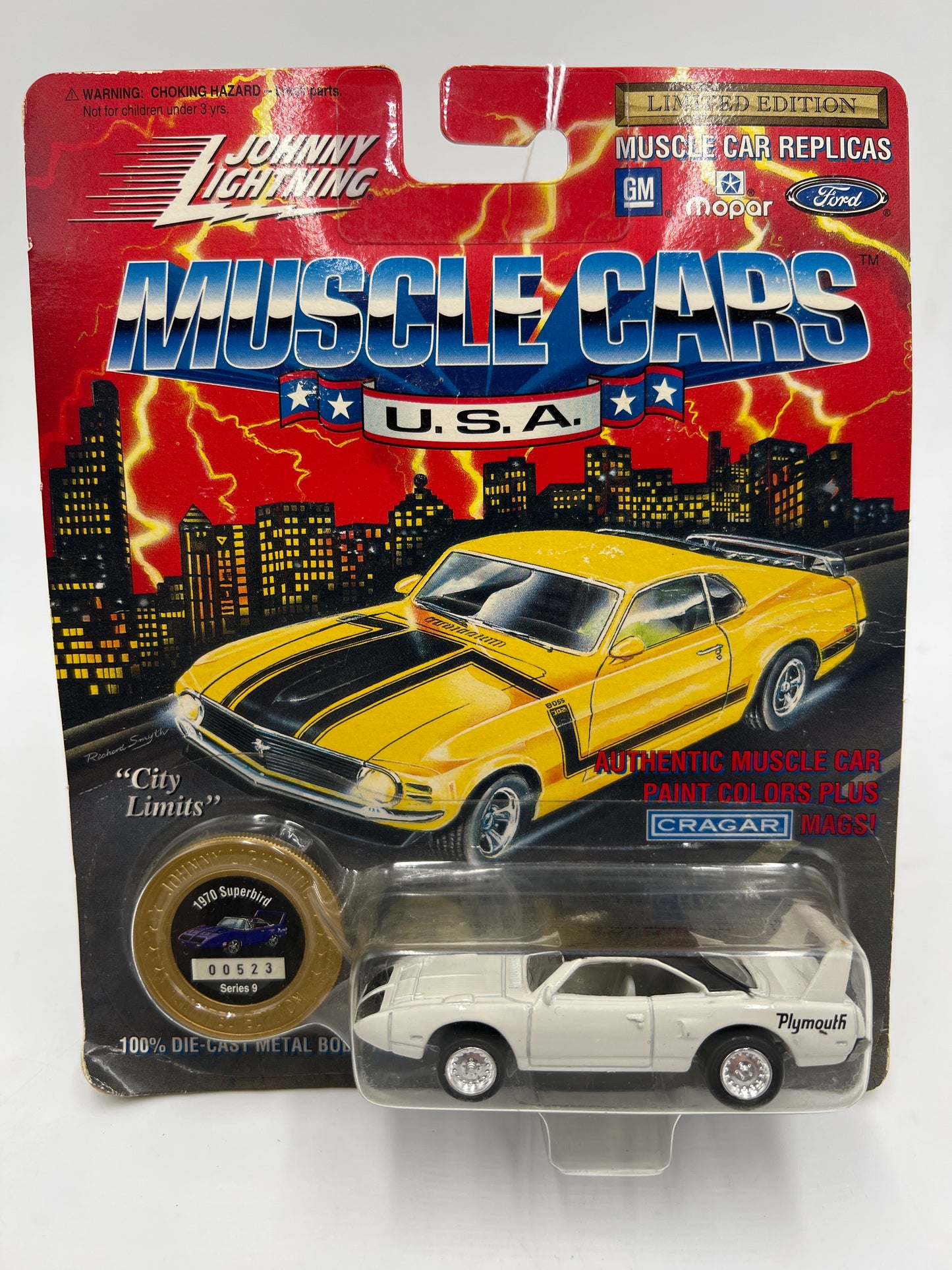 Johnny Lightning Muscle Cars USA Series 9 #523 1970 Plymouth Superbird 232G