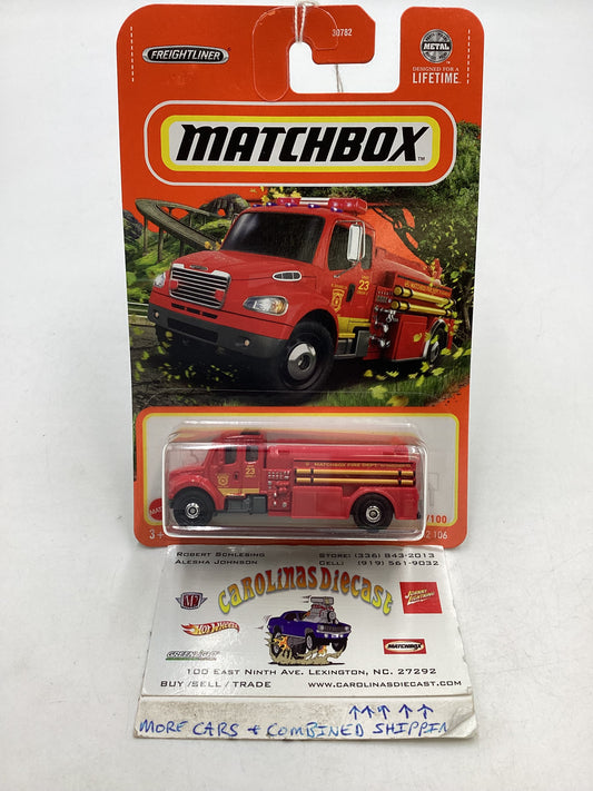 2024 Matchbox G Case #76 Freightliner M2 106 Fire Truck Red 211B