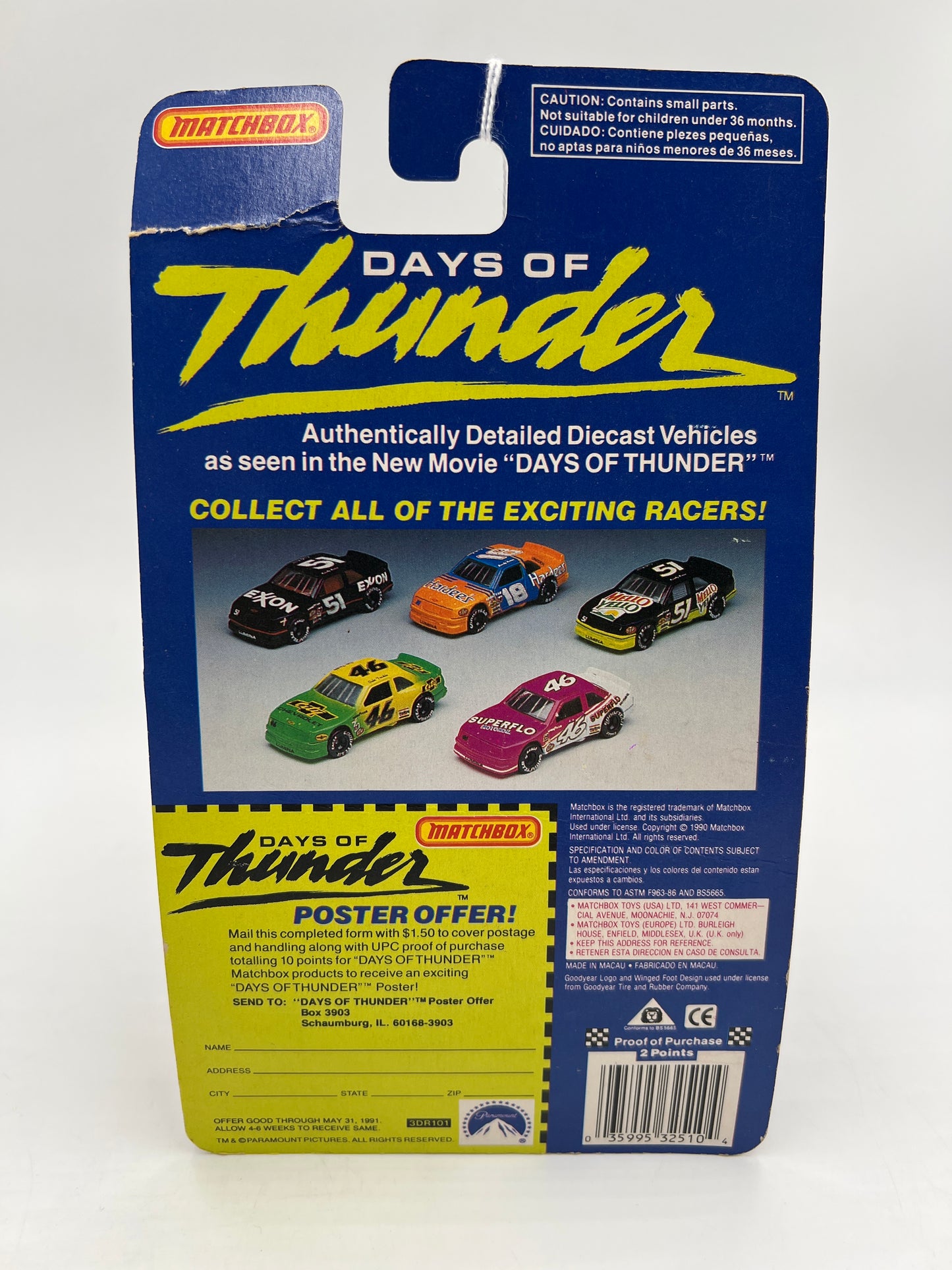 Matchbox Days Of Thunder Team Race-Car Transporter & Race Car Hardees Lot Of 2