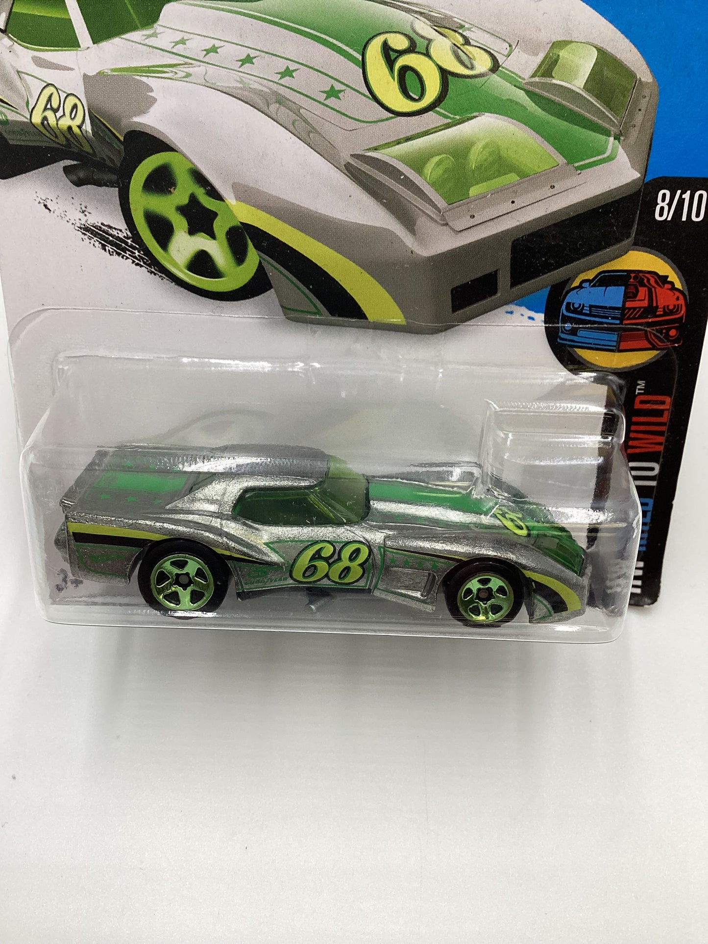 2016 Hot Wheels ‘76 Greenwood Corvette Walmart Exclusive Zamac #63