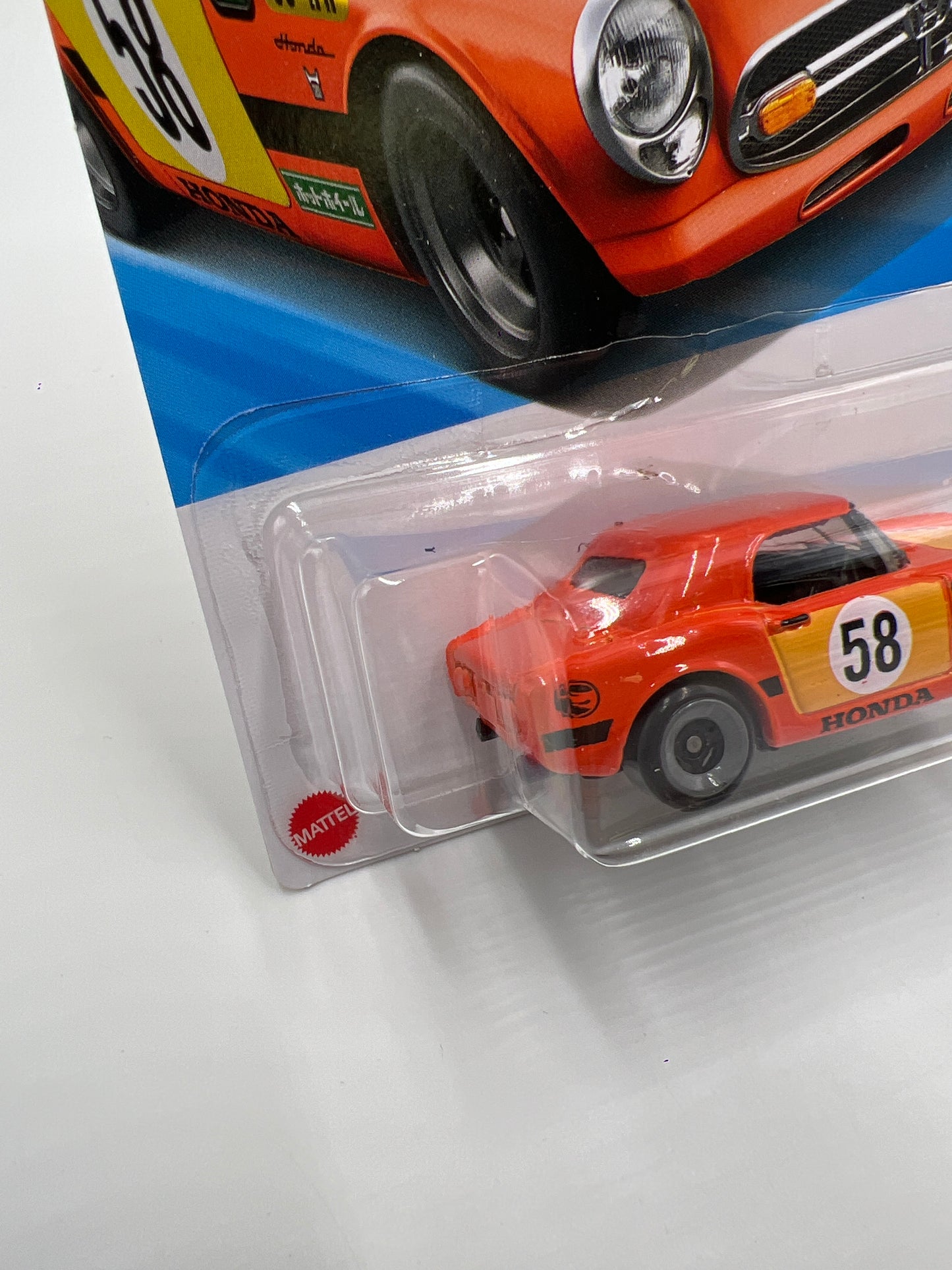 2025 Hot Wheels L Case Treasure Hunt Compact Kings #212 Honda S800 Racing Orange 276C