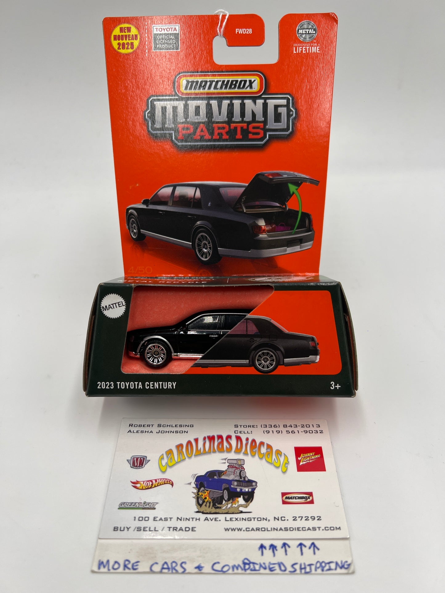 2025 Matchbox Moving Parts #4 2023 Toyota Century Black 165A