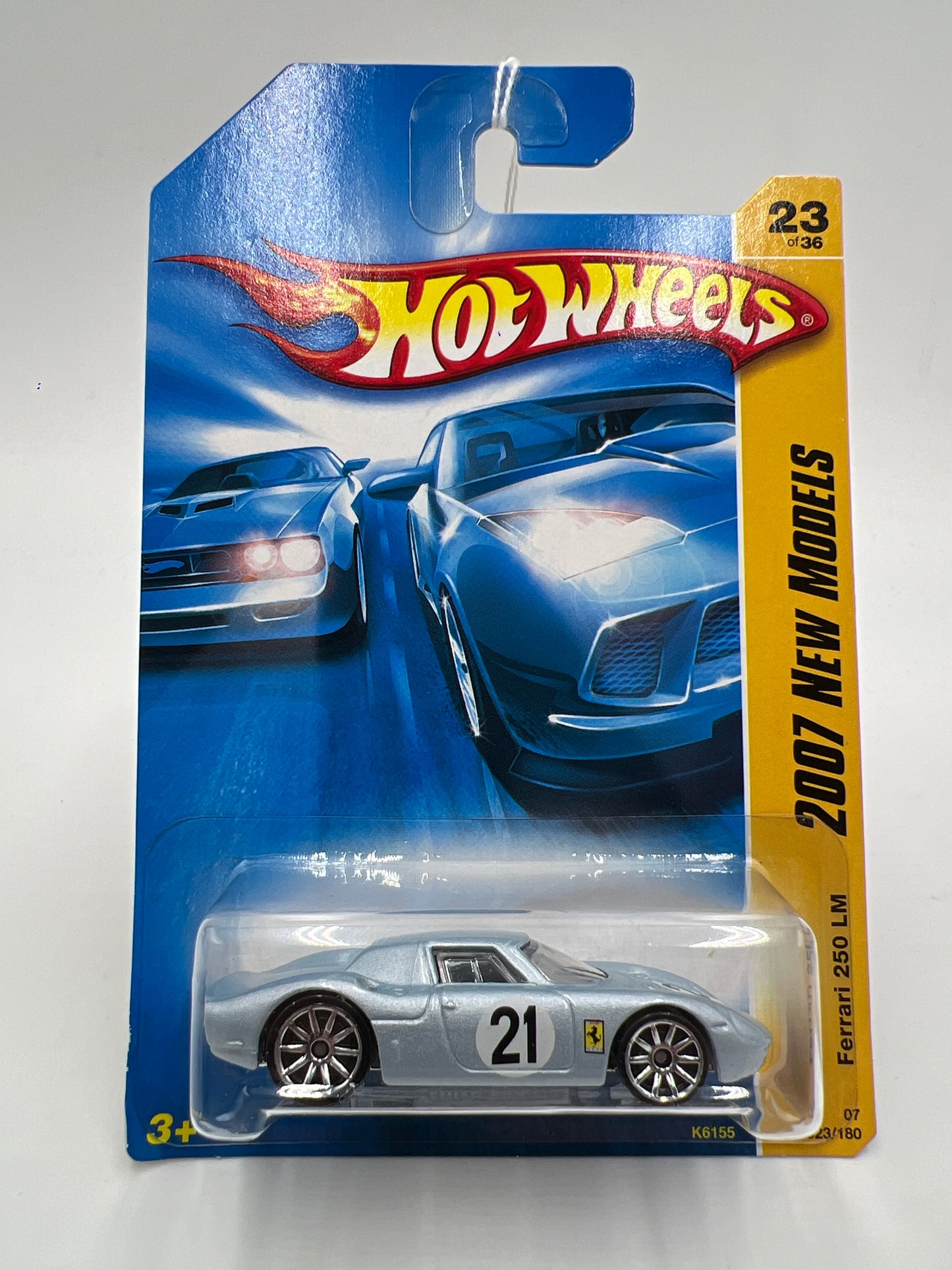2007 Hot Wheels New Models #23 Ferrari 250 LM Blue/Silver SR