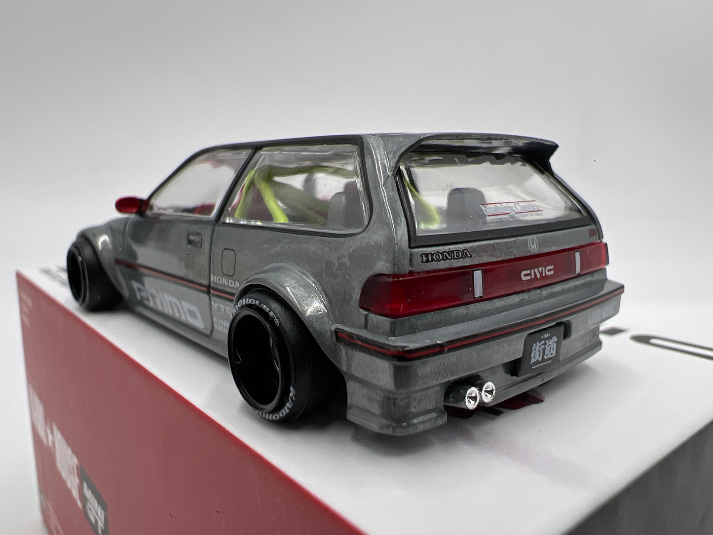 Mini GT x Kaido House #156 CHASE Honda Civic EF Kaido Works V2 Primo Raw