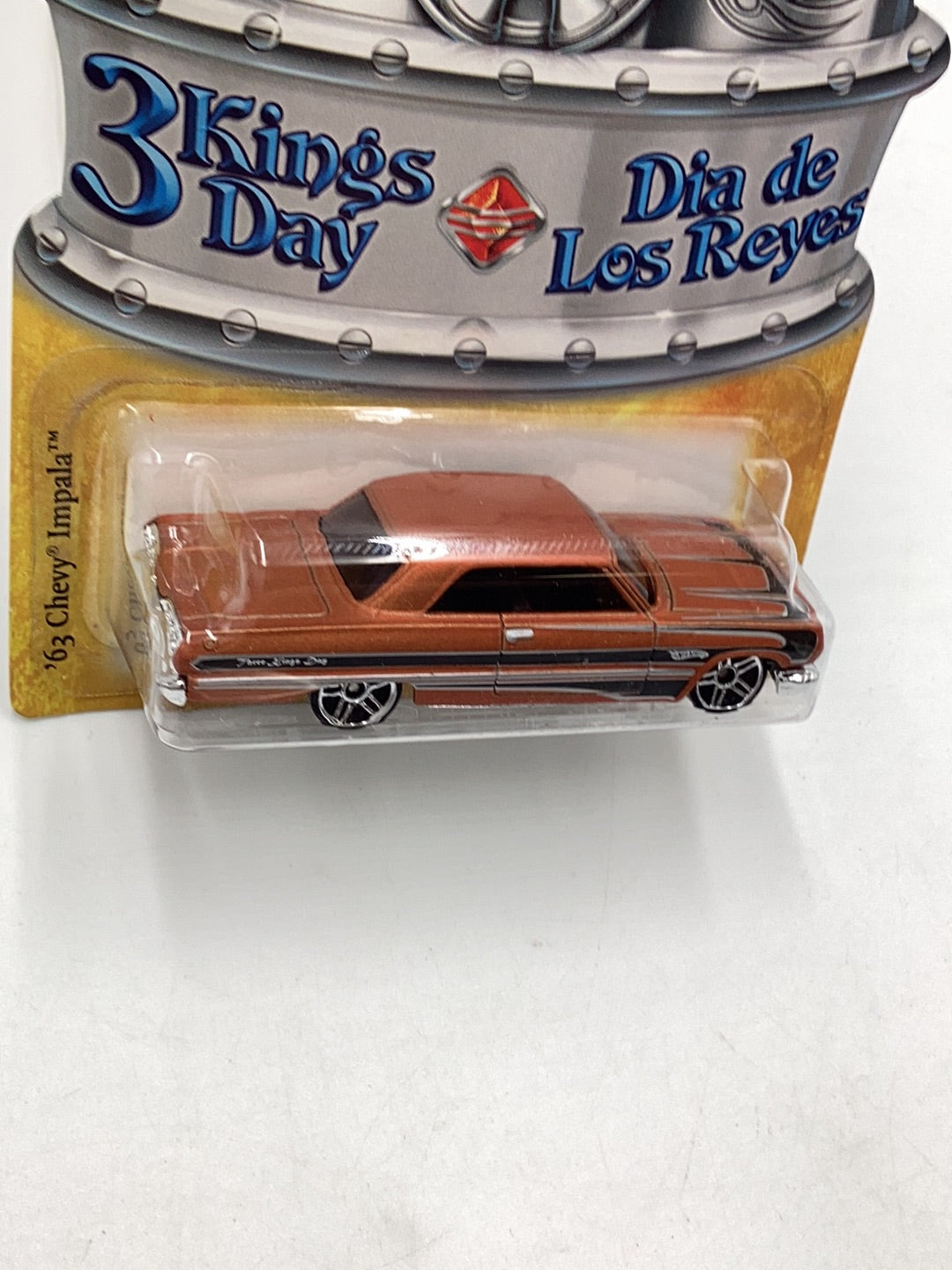 Hot Wheels 3 Kings Day 63 Chevy Impala with protector