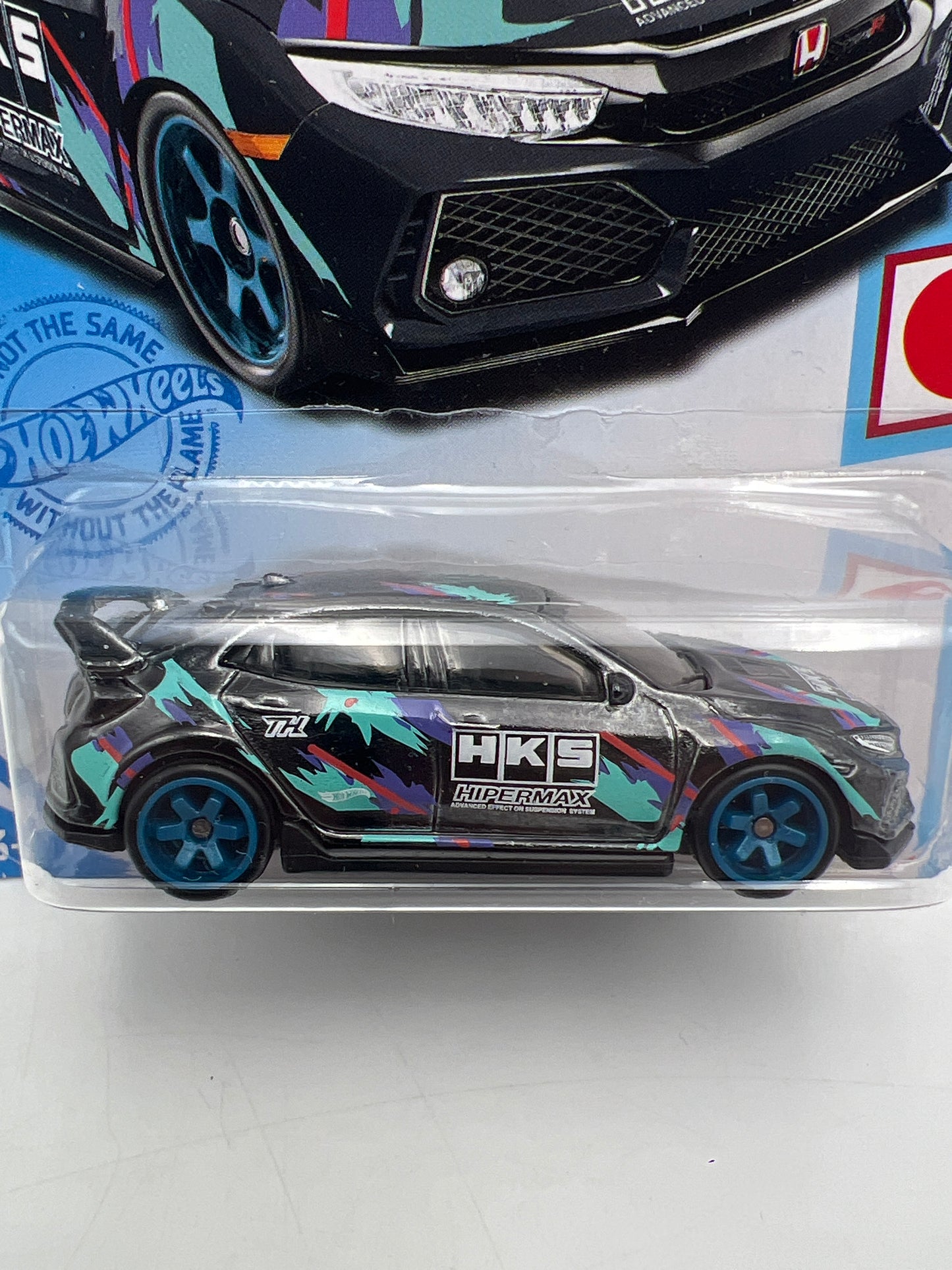 2021 Hot Wheels Super Treasure Hunt #186 2018 Honda Civic Type R HKS W/Protector