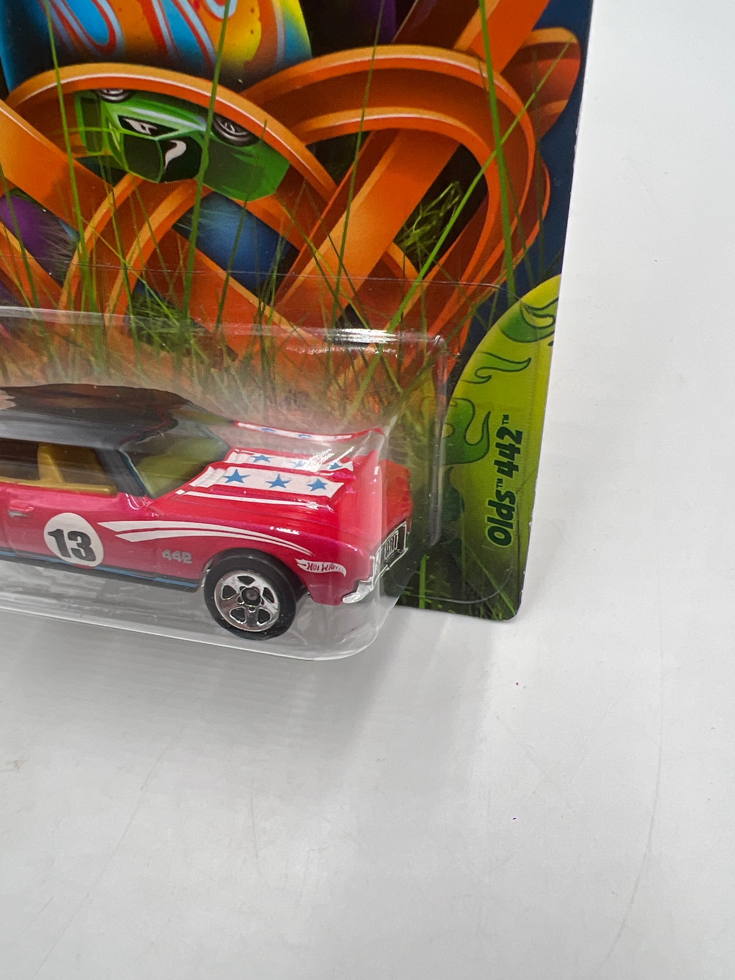 2013 Hot Wheels Happy Easter #1 Olds 442 W/Protector