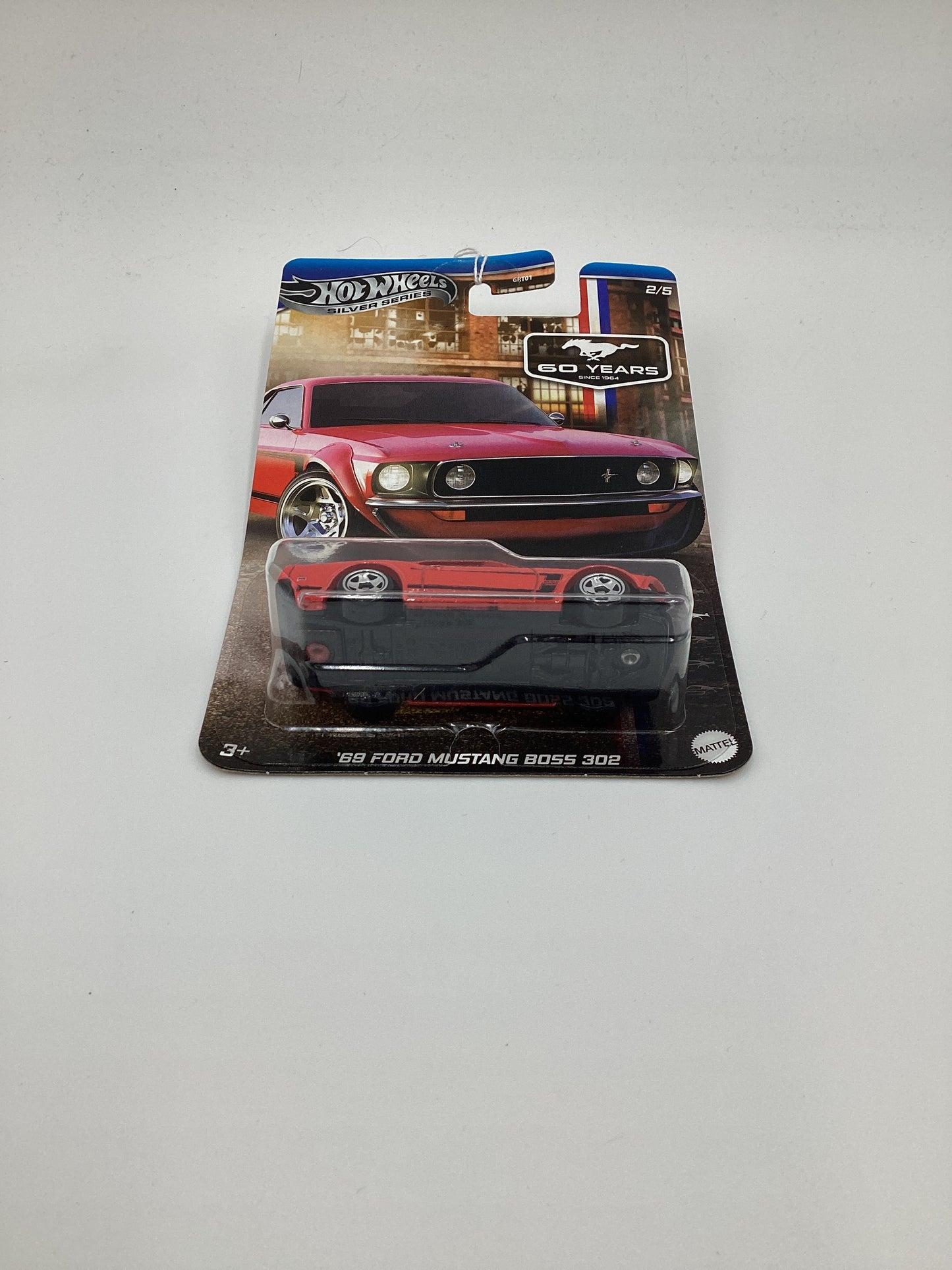 2024 Hot Wheels Silver Series 60 Years Mustang #2 84 Ford Mustang Boss 302 Red 151B