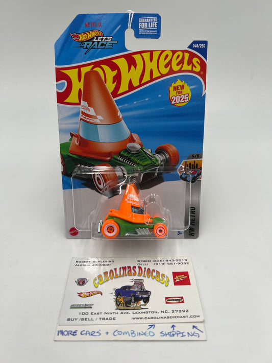 2025 Hot Wheels H Case Metro #148 Cone Shaker Orange/Green 122D
