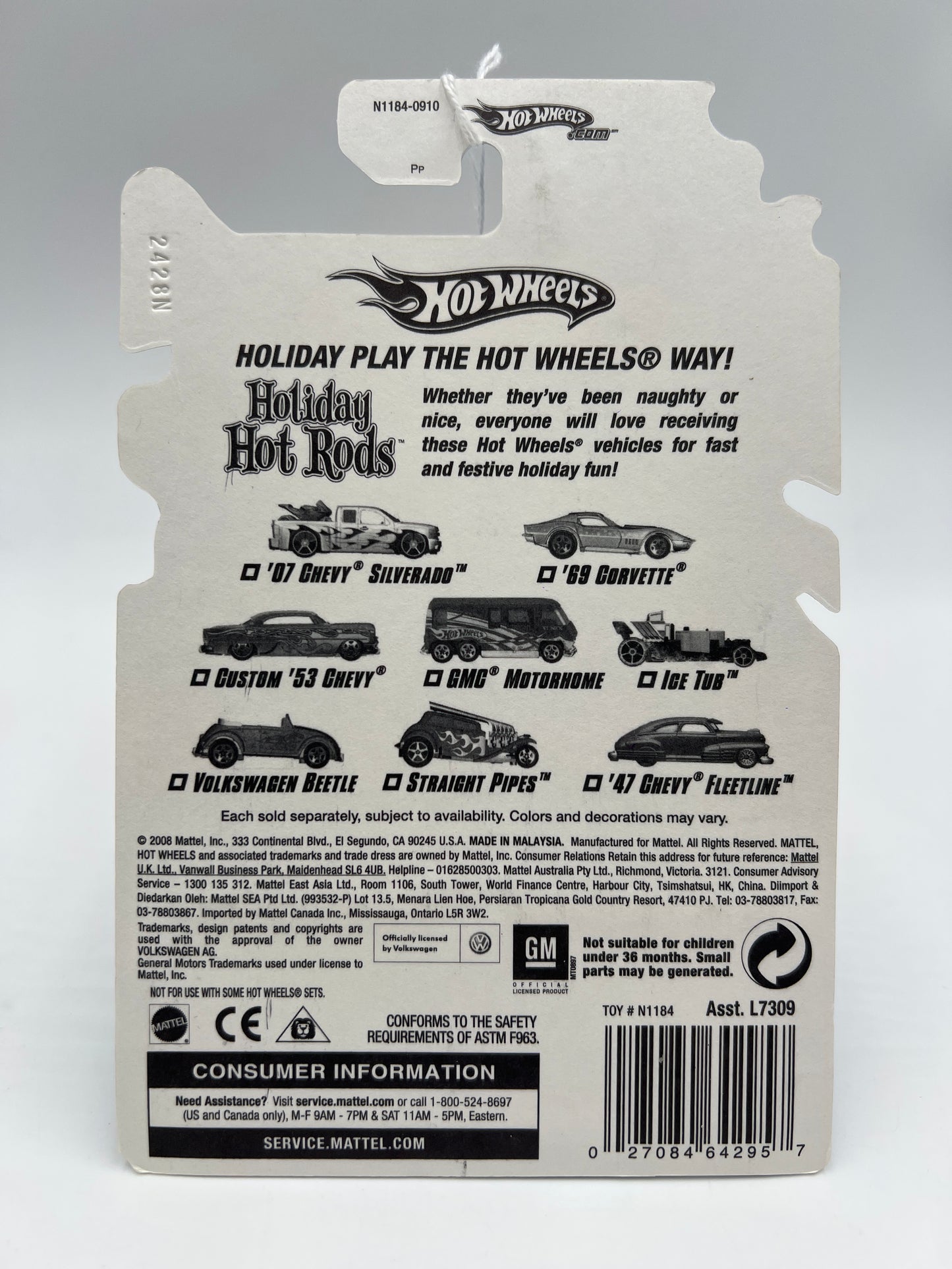 Hot wheels Holiday Hot Rods 47 Chevy Fleetline Green 156E