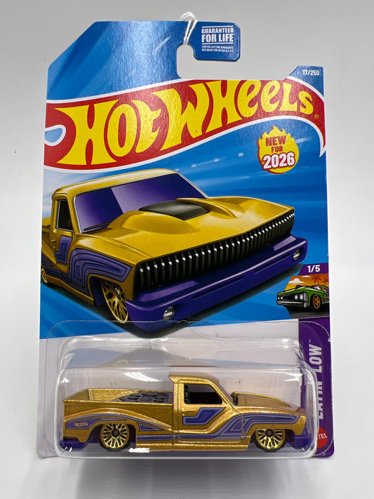 2026 Hot Wheels A Case Layin Low #17 Bounce’N Bass Gold 113i