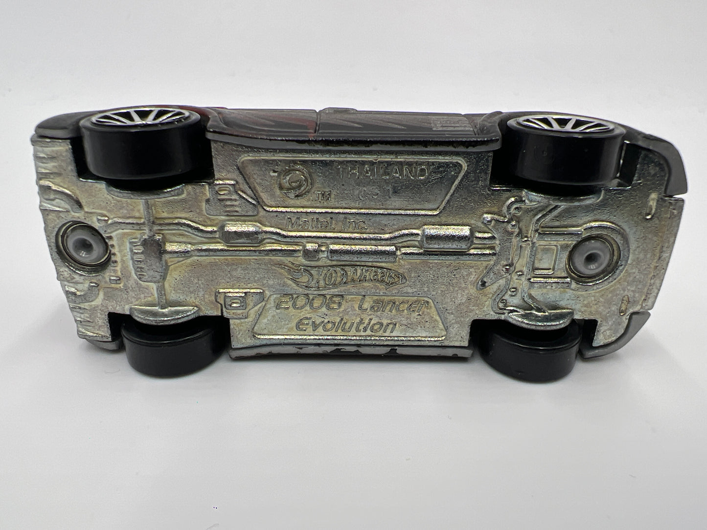 Hot Wheels 1/64 Color Shifters 2008 Mitsubishi Lancer Evolution Silver/Gray Loose HTF