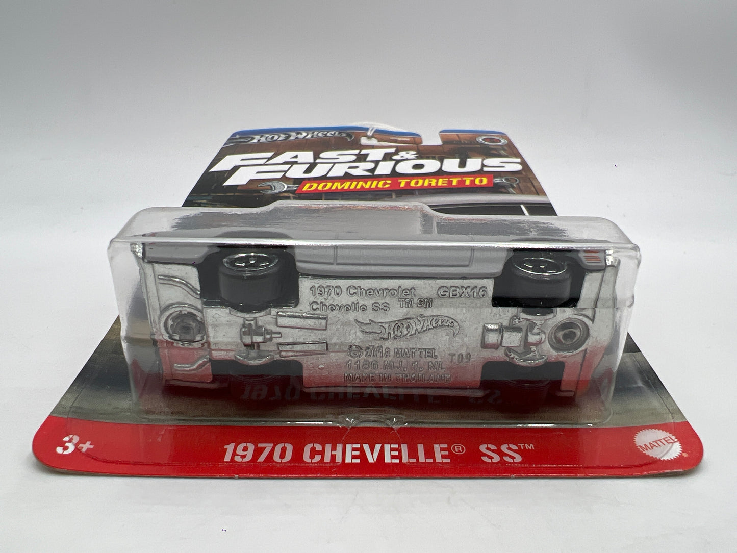 Hot Wheels Fast and Furious Dominic Toretto #2 1970 Chevelle SS Primer Gray 74G