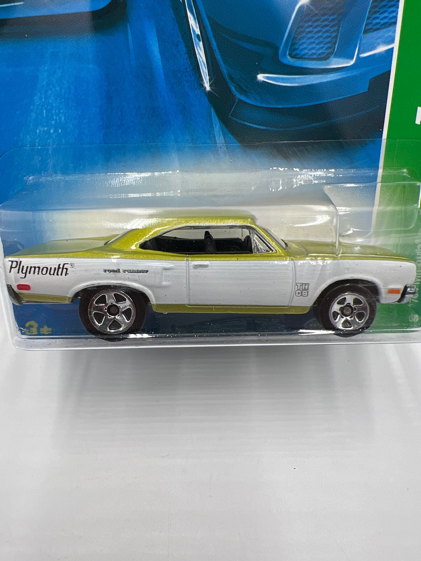 2008 Hot Wheels Treasure Hunts #162 70 Plymouth Road Runner Green/White