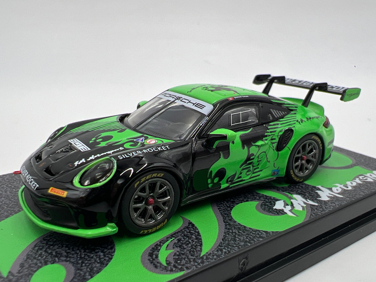 Tarmac Works x IXO Models Porsche 911 GT3 Cup 992 Fire Monkey Motorsport