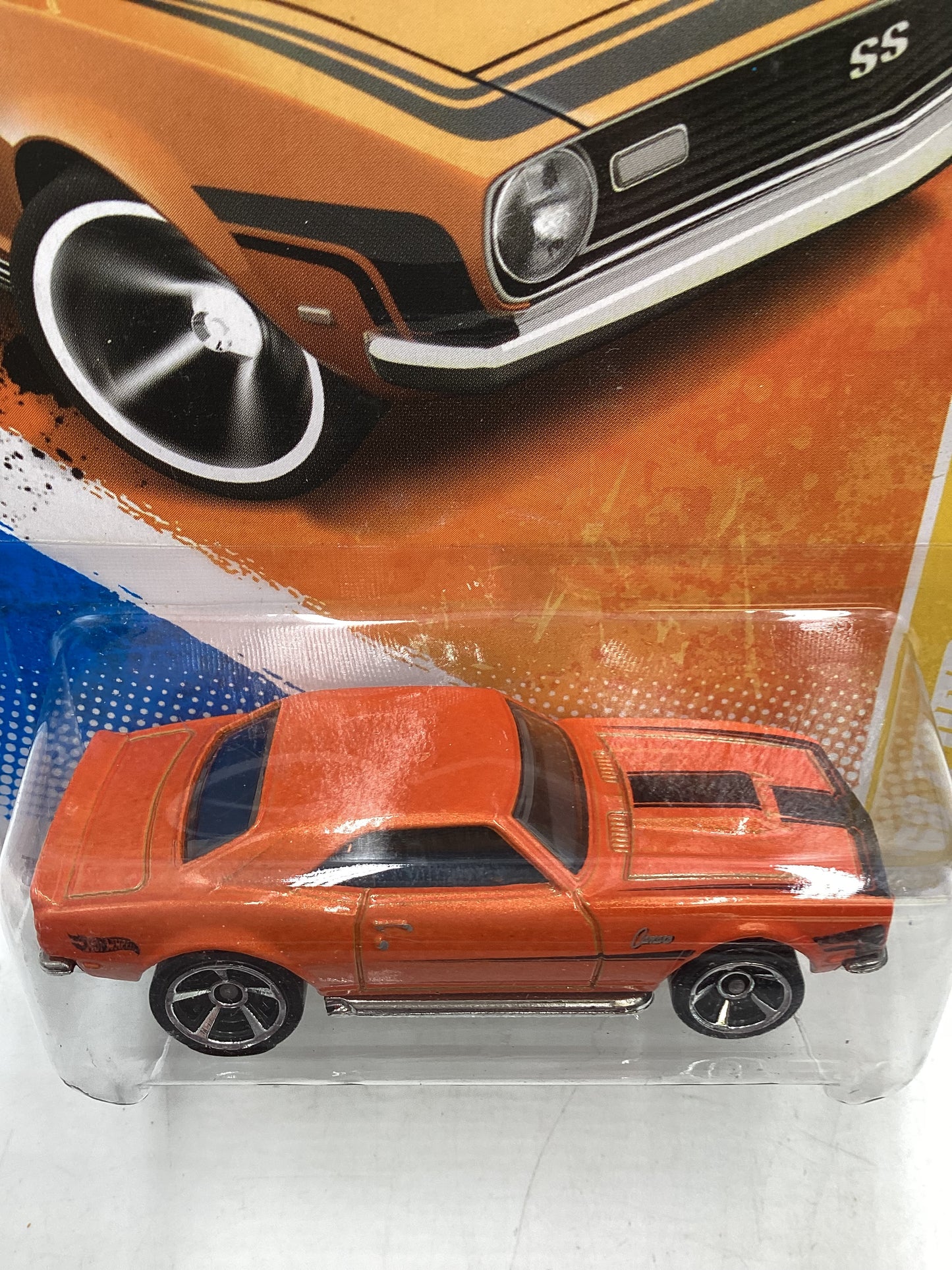 2011 Hot wheels #25 68 COPO Camaro Orange 4B