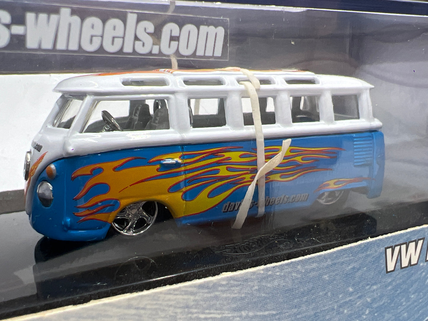 Hot Wheels 100% Davids Wheels VW Microbus Blue/White