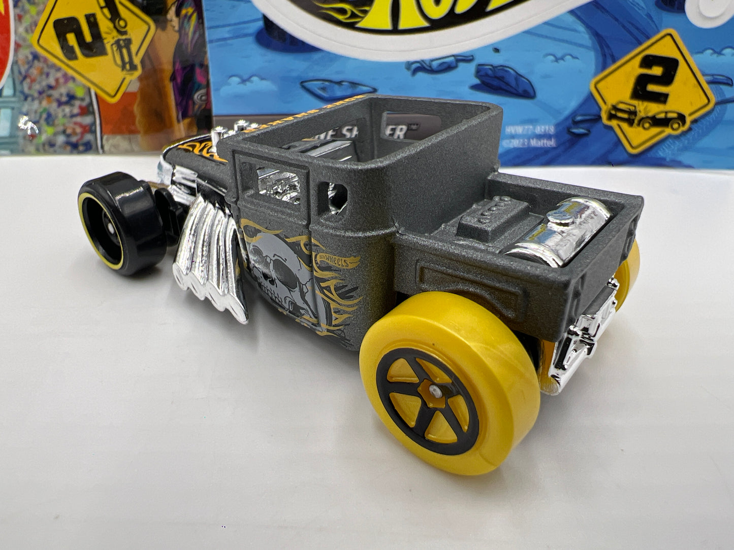 2024 Hot Wheels Mystery Models Series 2 #4 Bone Shaker Gray